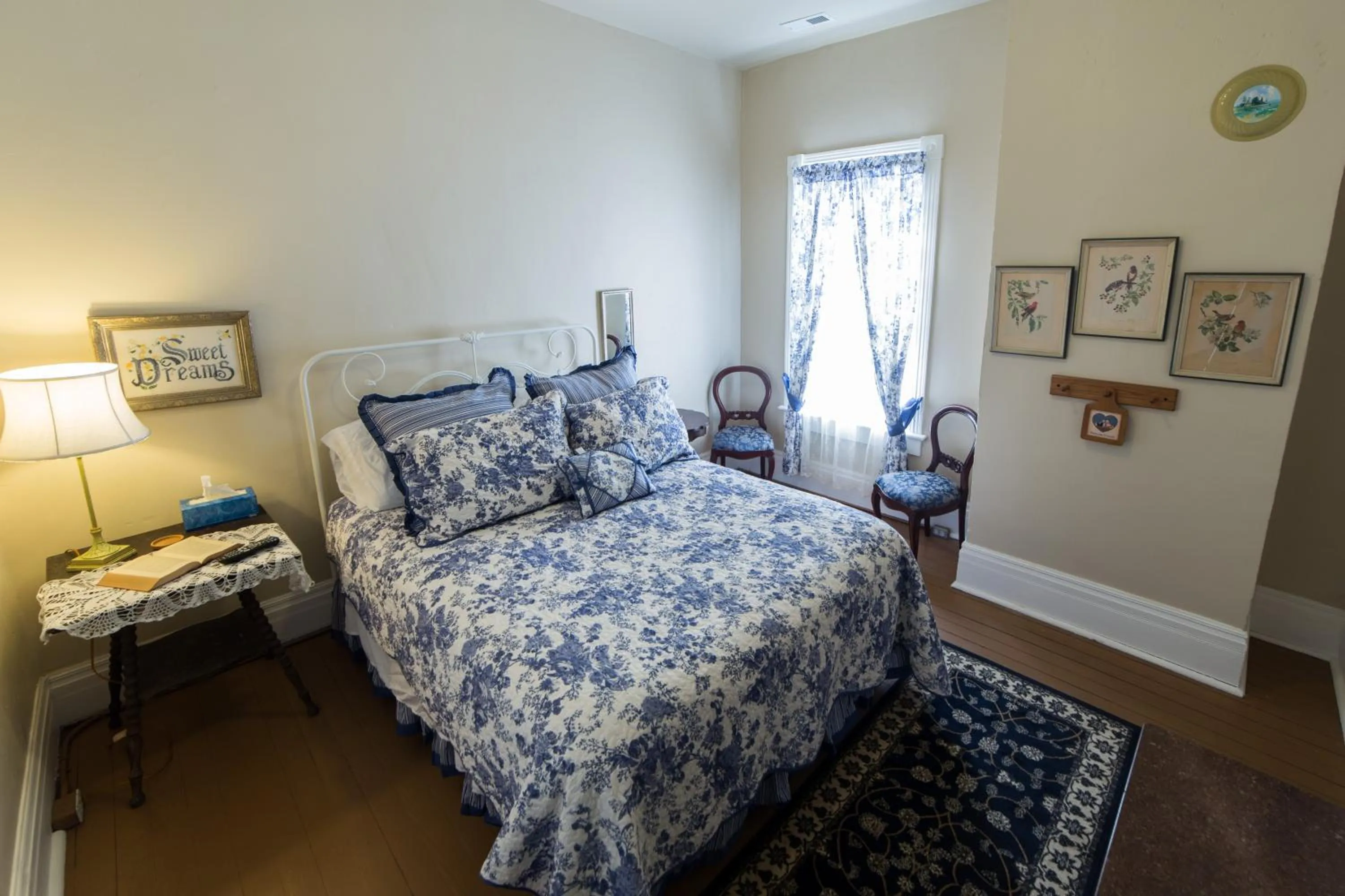 Decorative detail, Bed in Grand Victorian Inn