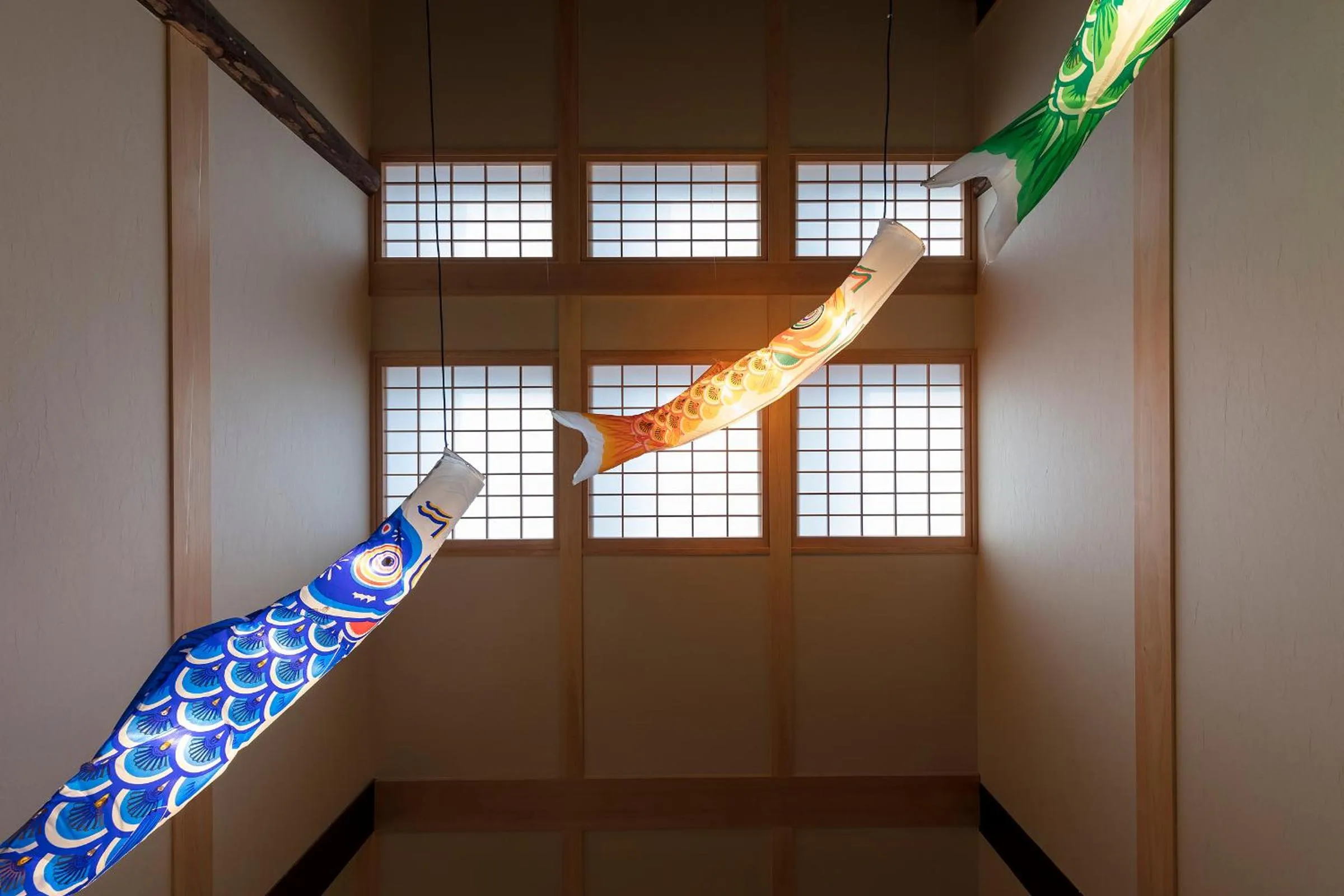 Decorative detail in Shimabara Kaiden Machiya House