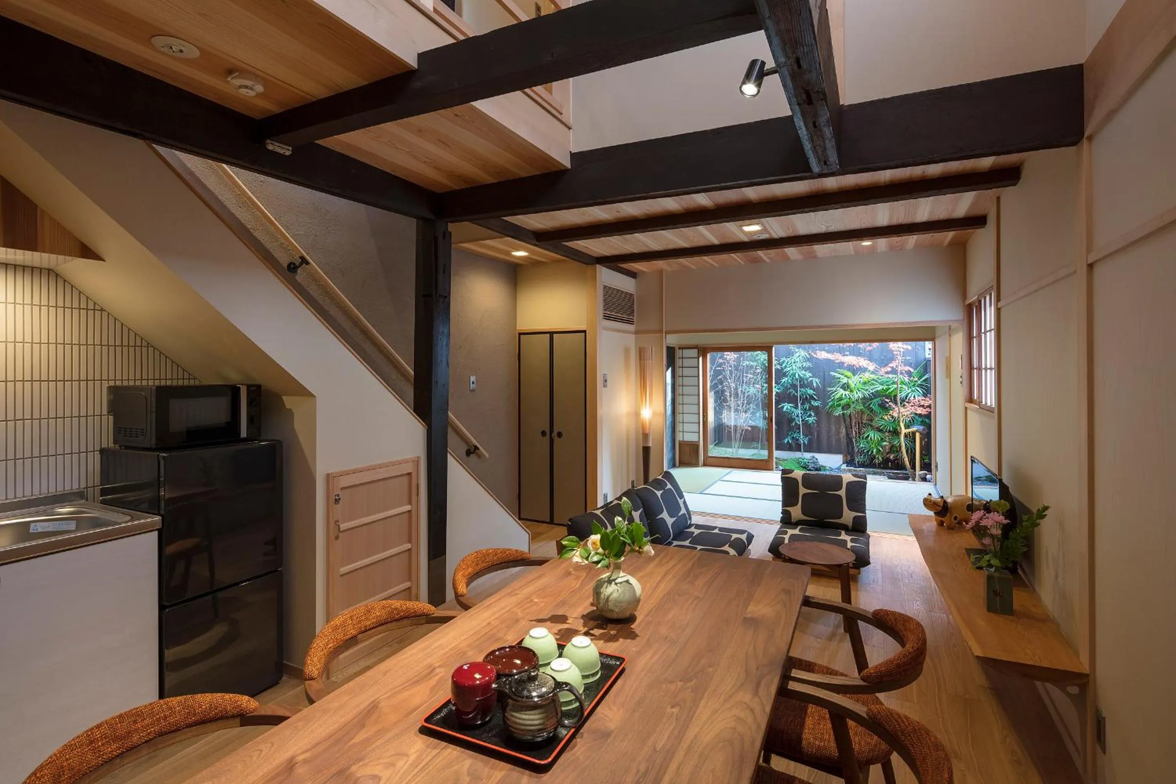Living room in Shimabara Kaiden Machiya House