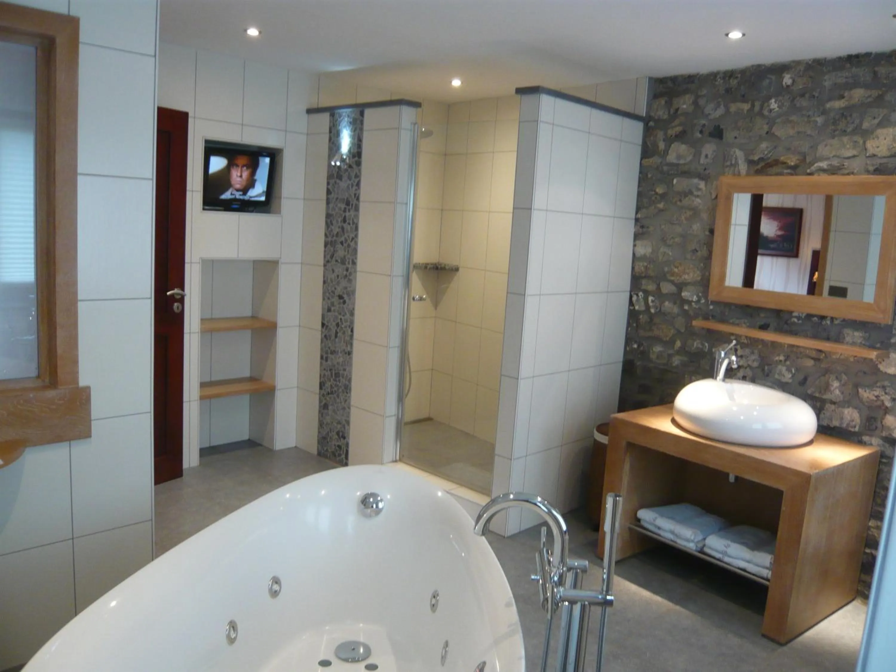Bathroom in Hôtel/Restaurant à la Ferme