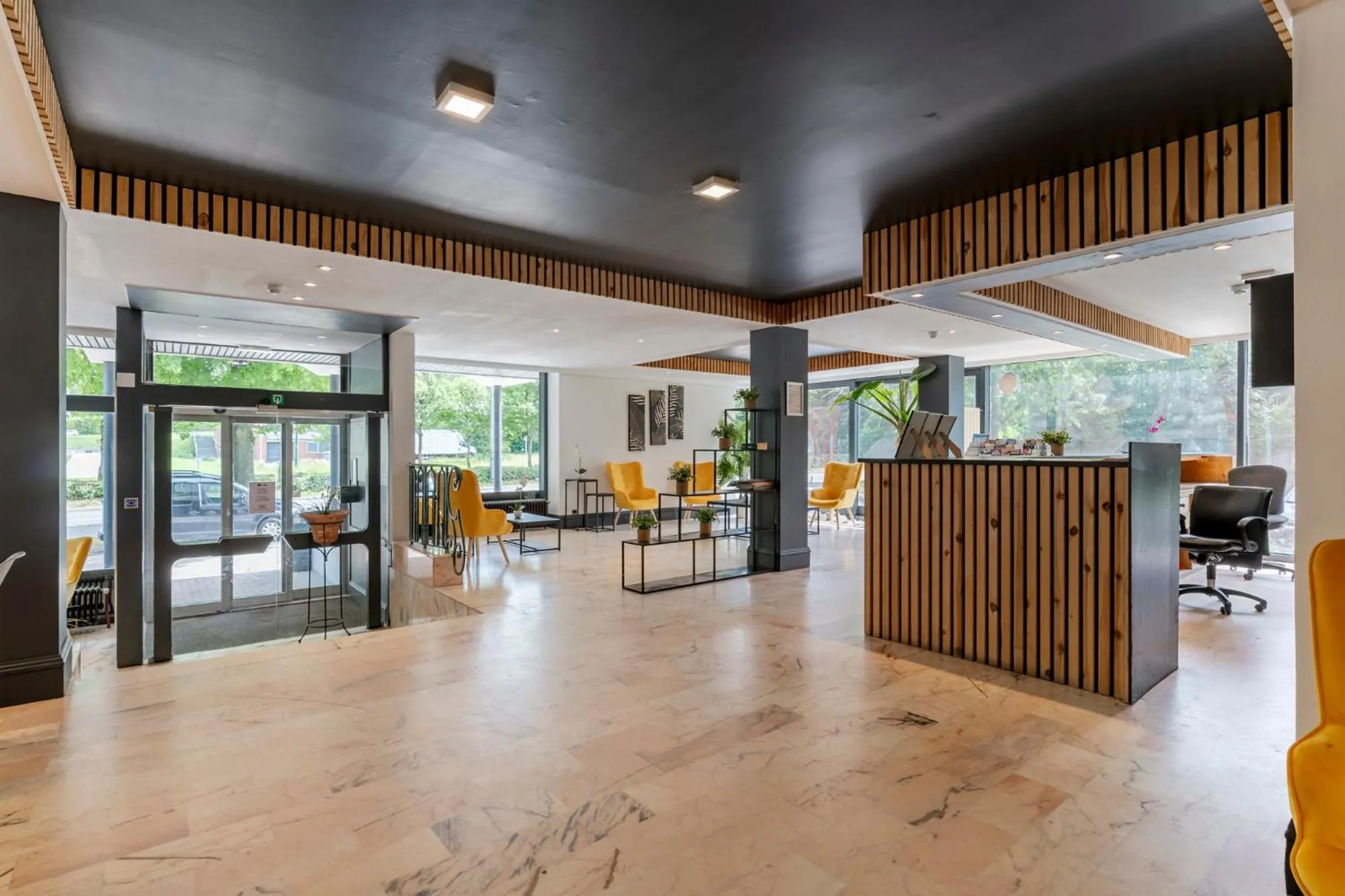 Lobby or reception in Sleep & Go Brussels South