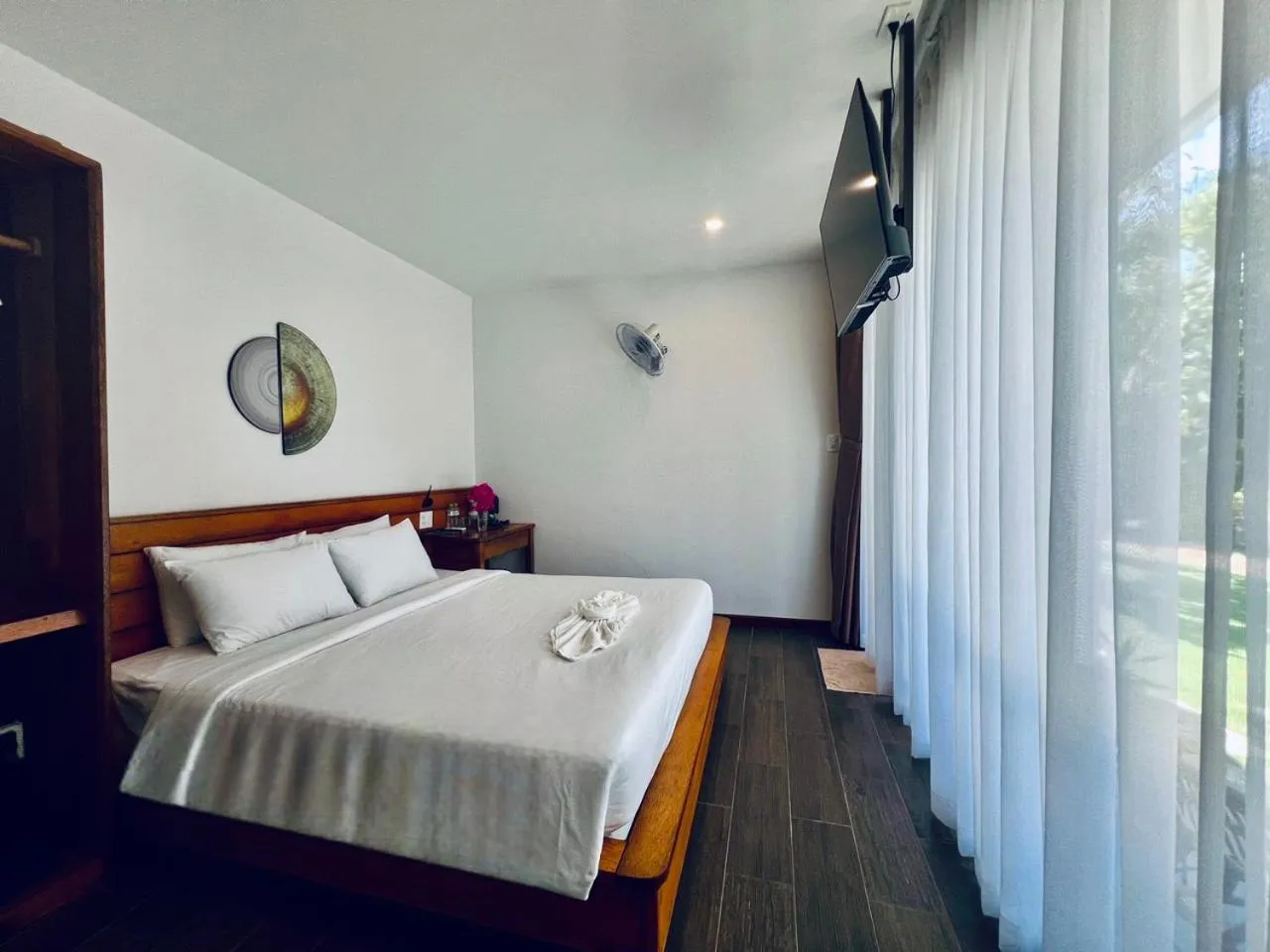 Photo of the whole room, Bed in Tuong Vy Boutique Hotel Mui Ne