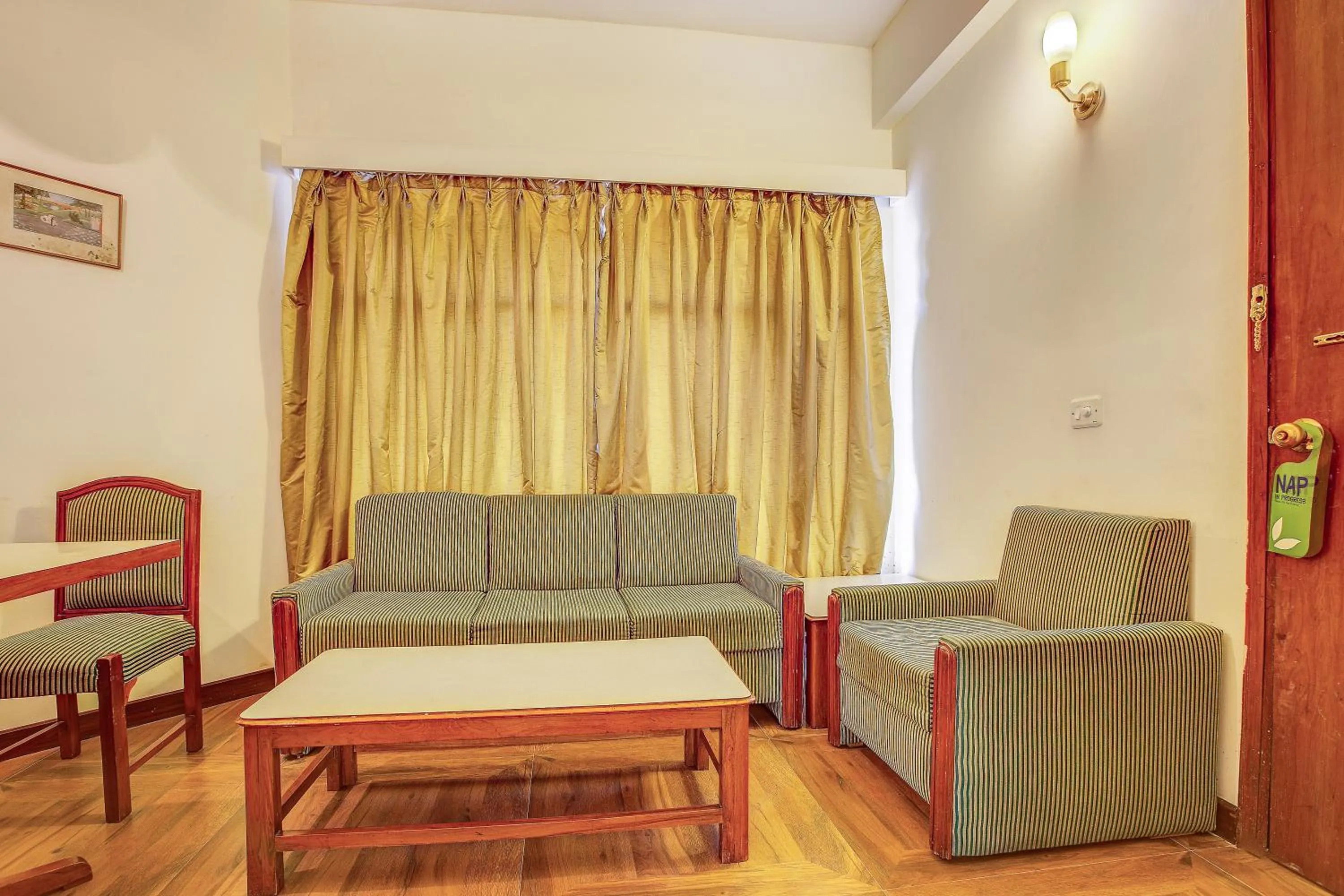 Seating area in Hotel Ajanta Continental