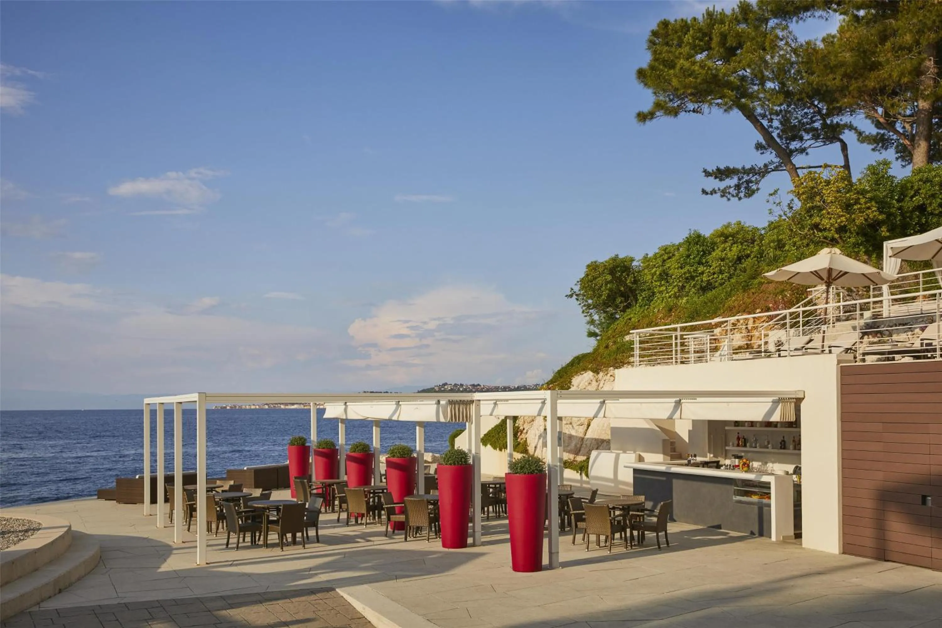Beach in Kempinski Hotel Adriatic Istria Croatia