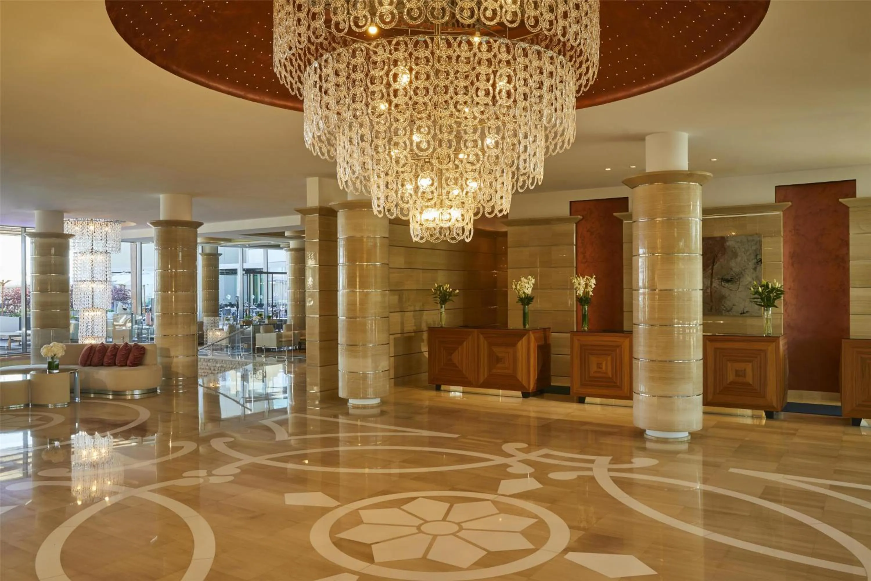 Lobby or reception in Kempinski Hotel Adriatic Istria Croatia