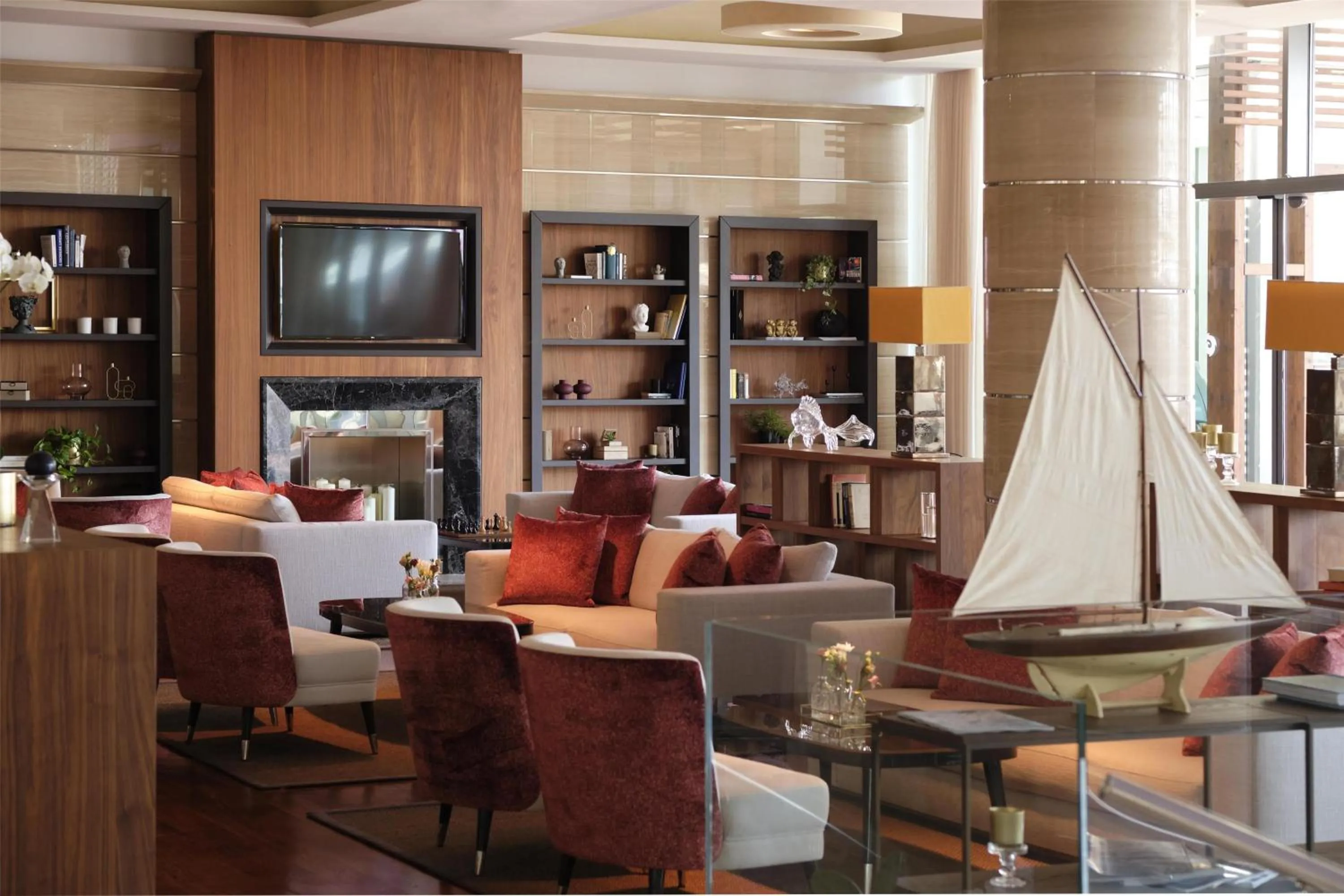 Lobby or reception in Kempinski Hotel Adriatic Istria Croatia