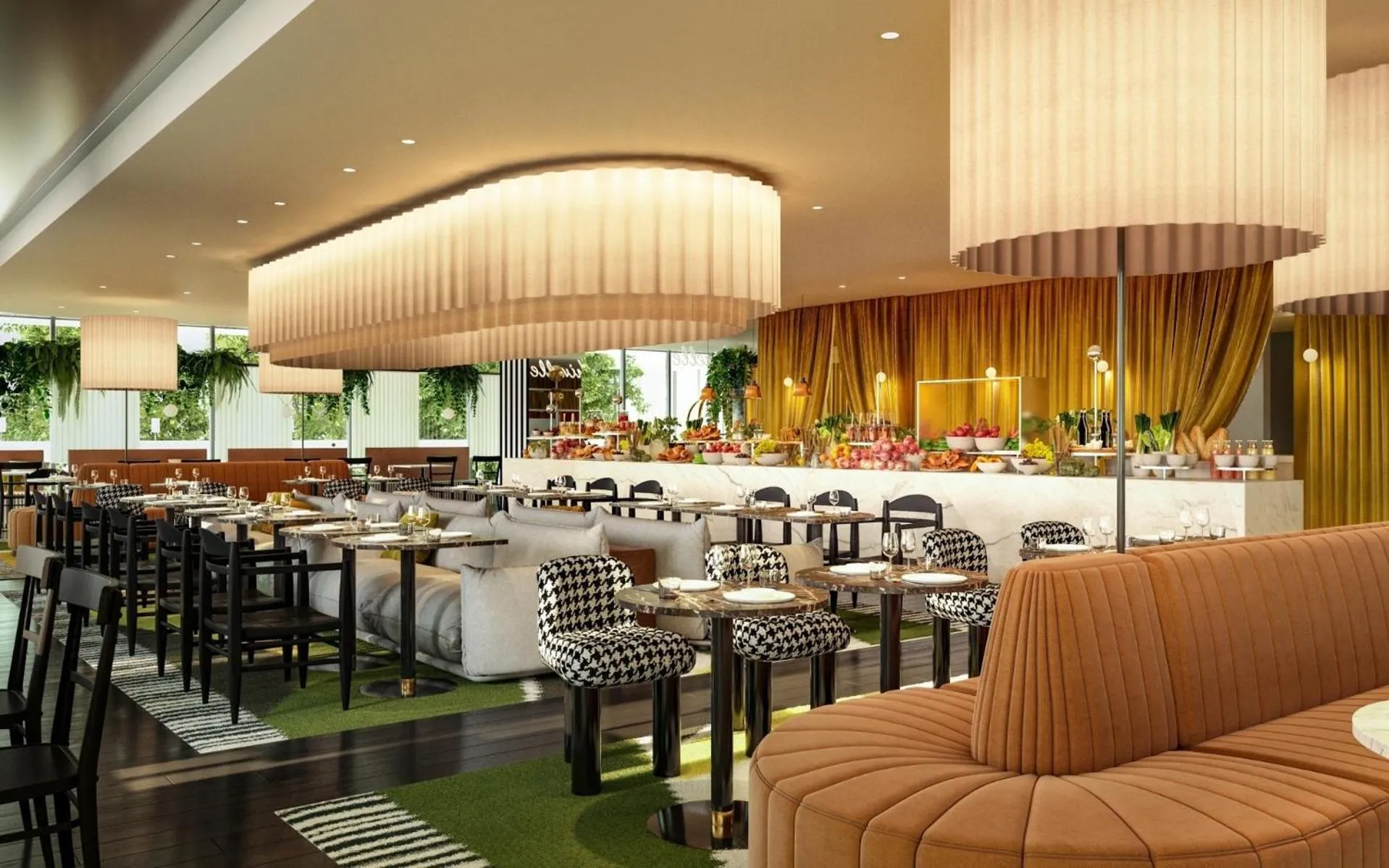 Restaurant/places to eat in YOOMA Urban Lodge Tour Eiffel