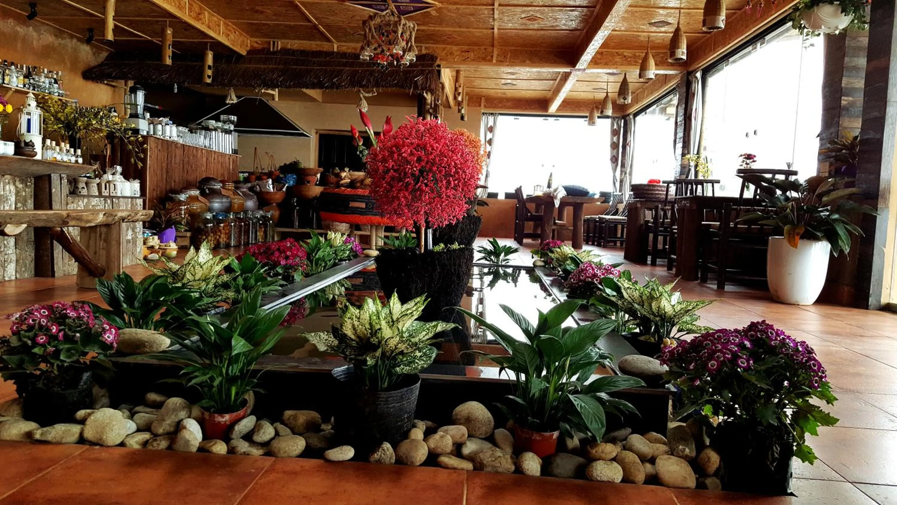Lobby or reception in Sapa Clay House - Mountain Retreat
