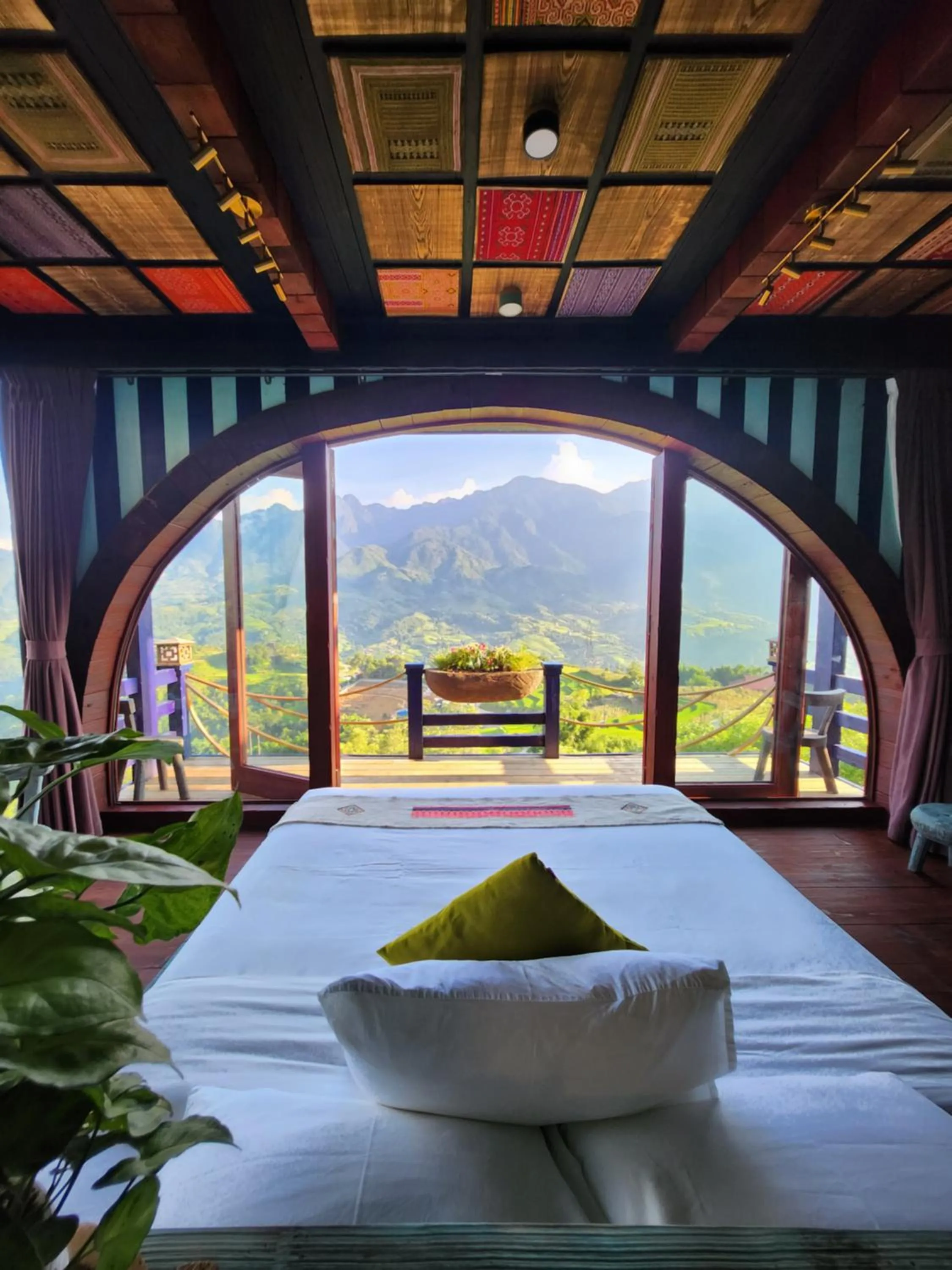 Bed in Sapa Clay House - Mountain Retreat
