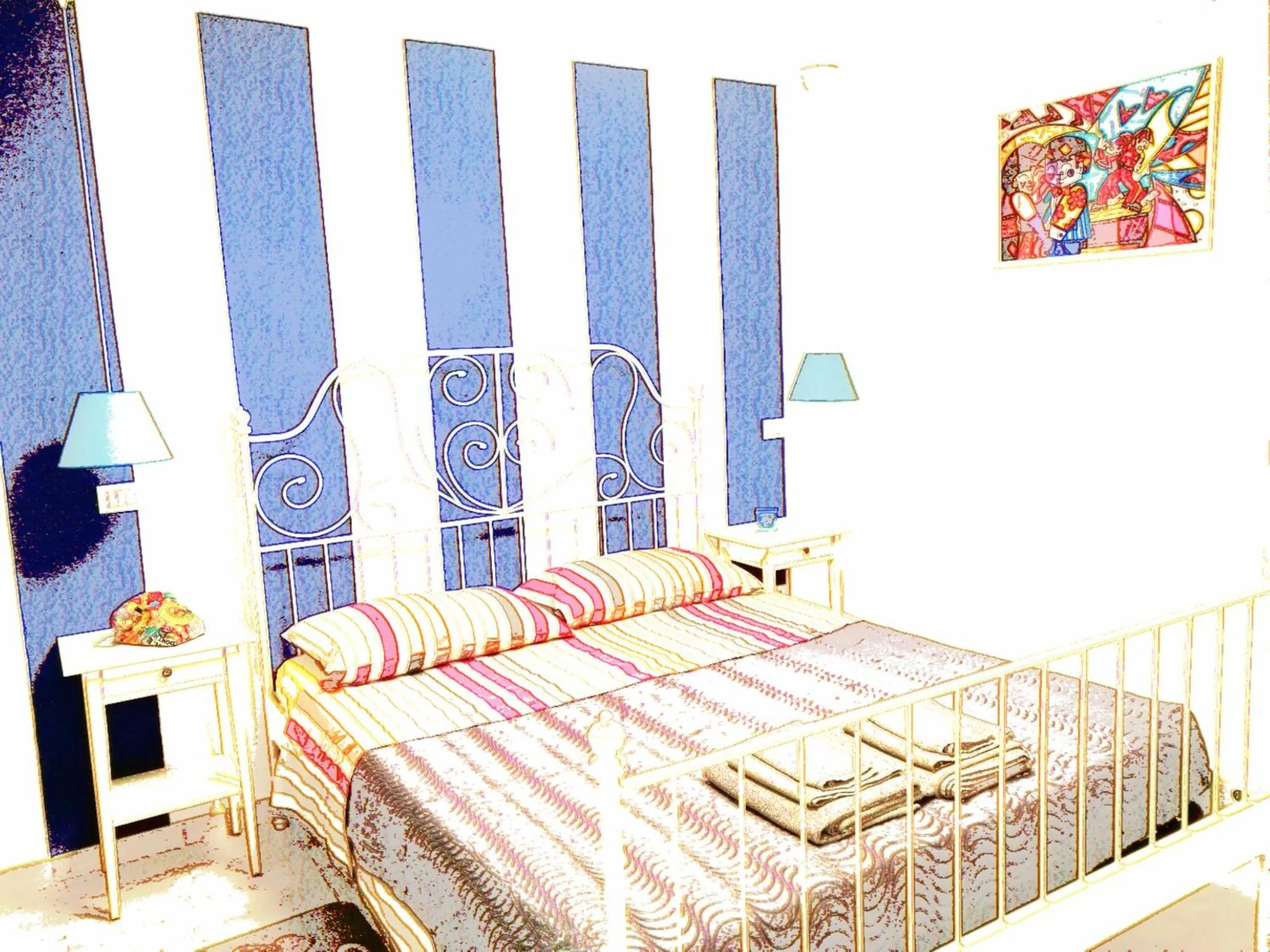 Bed in B&B Da Nonna 'Nzia