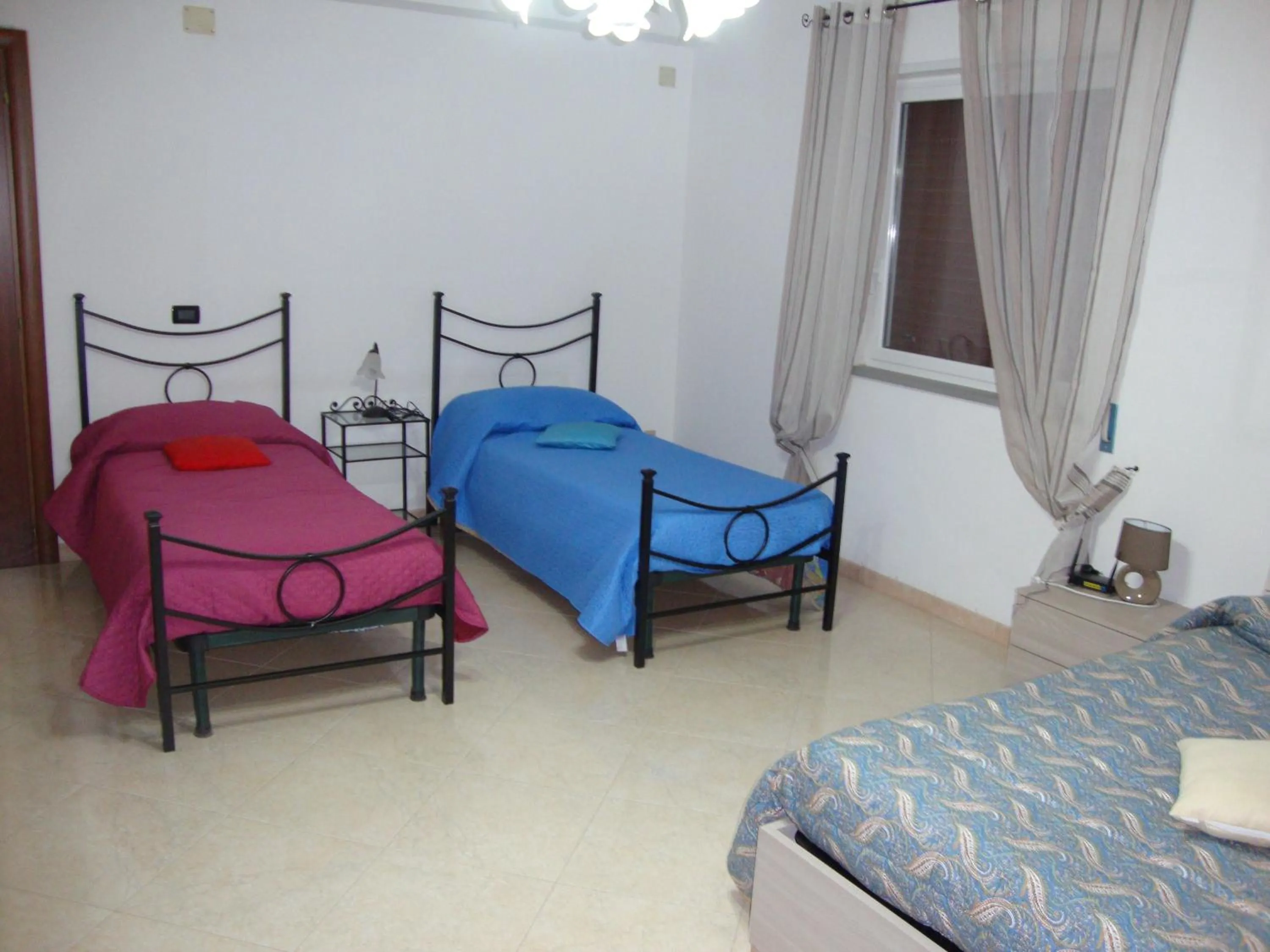 Bed in La Villa Bianca