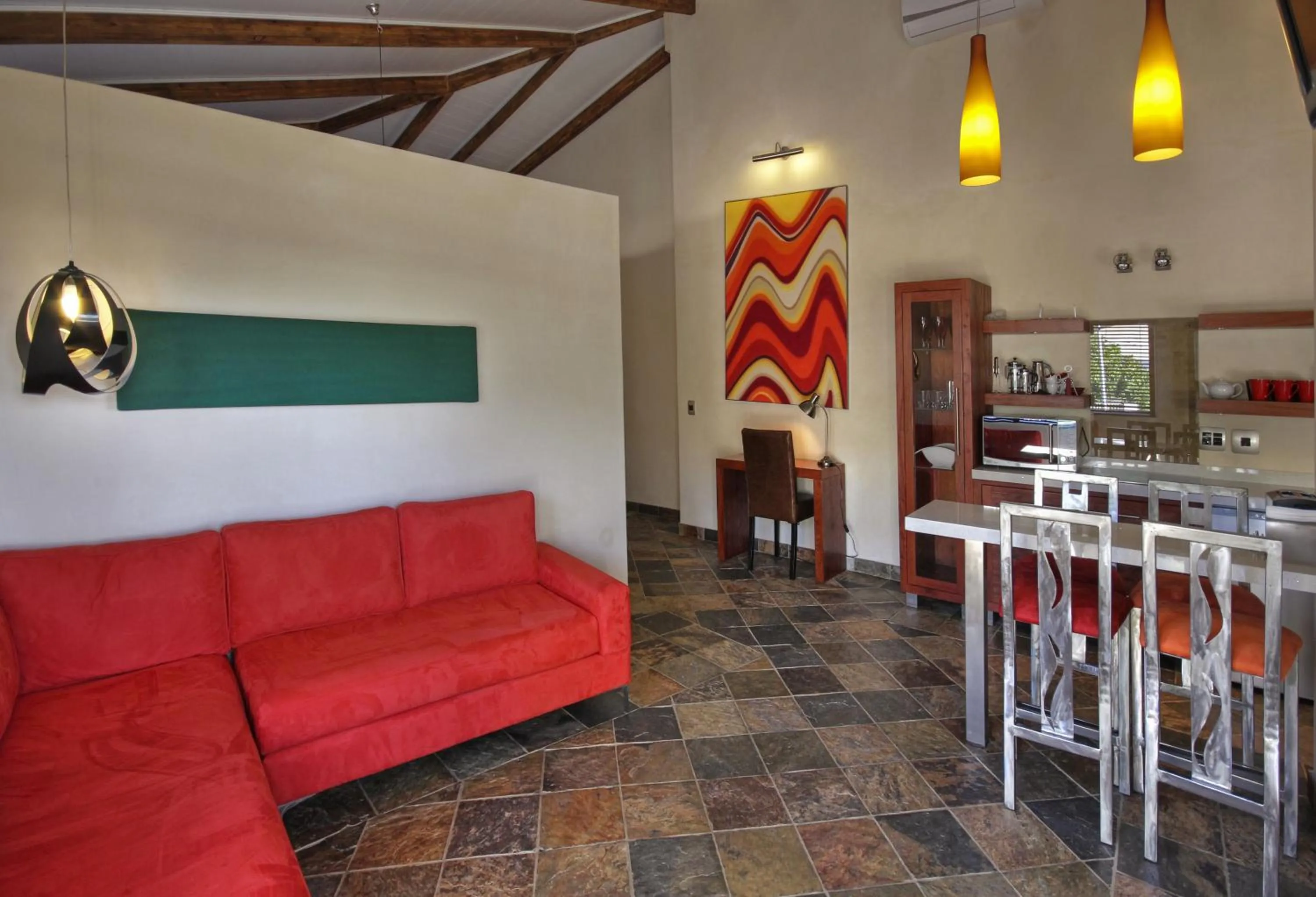 Kitchen or kitchenette in Hartmann Suites Serviced Self-Catering Apartments