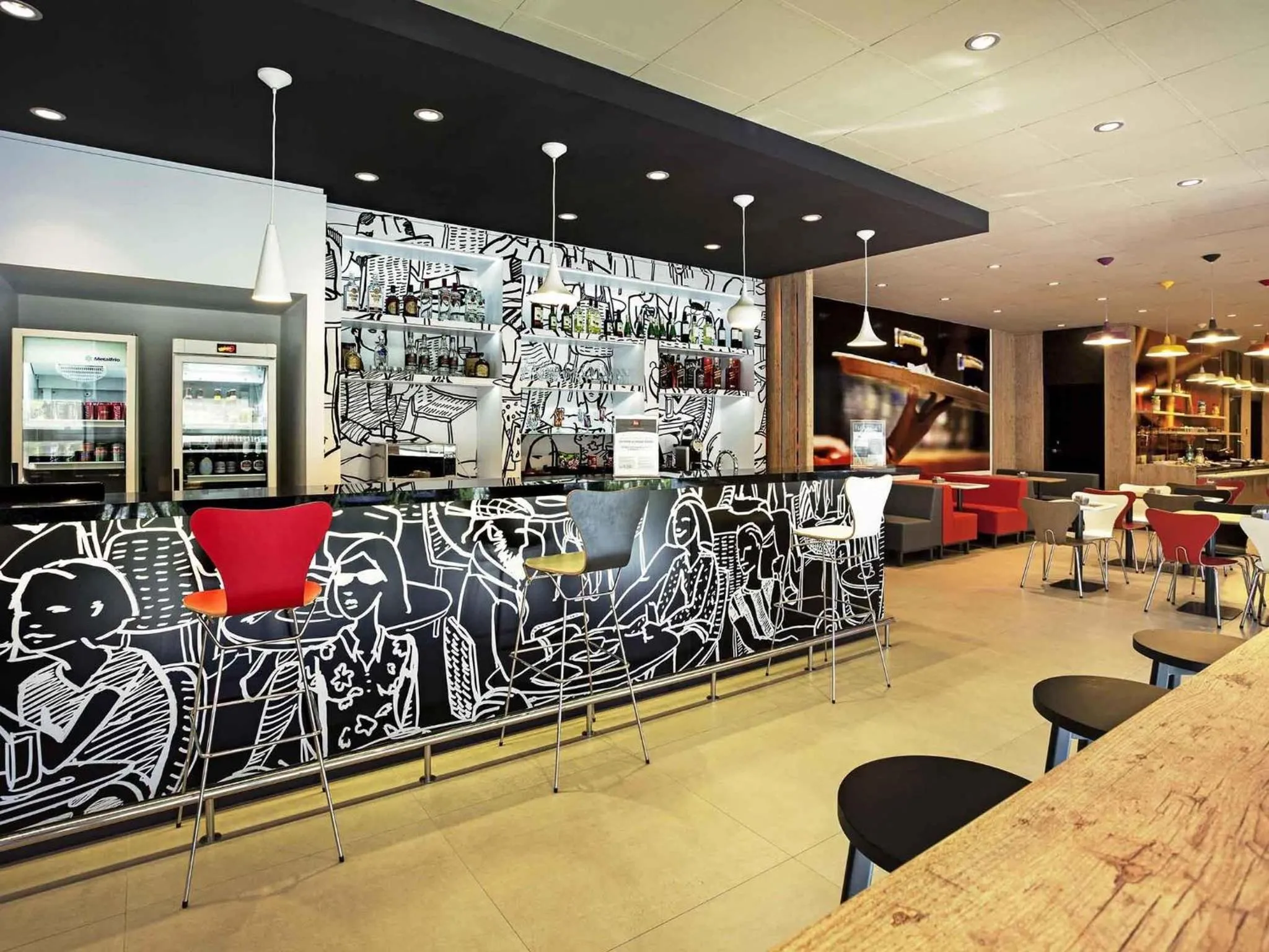 Lounge or bar in ibis Paranagua