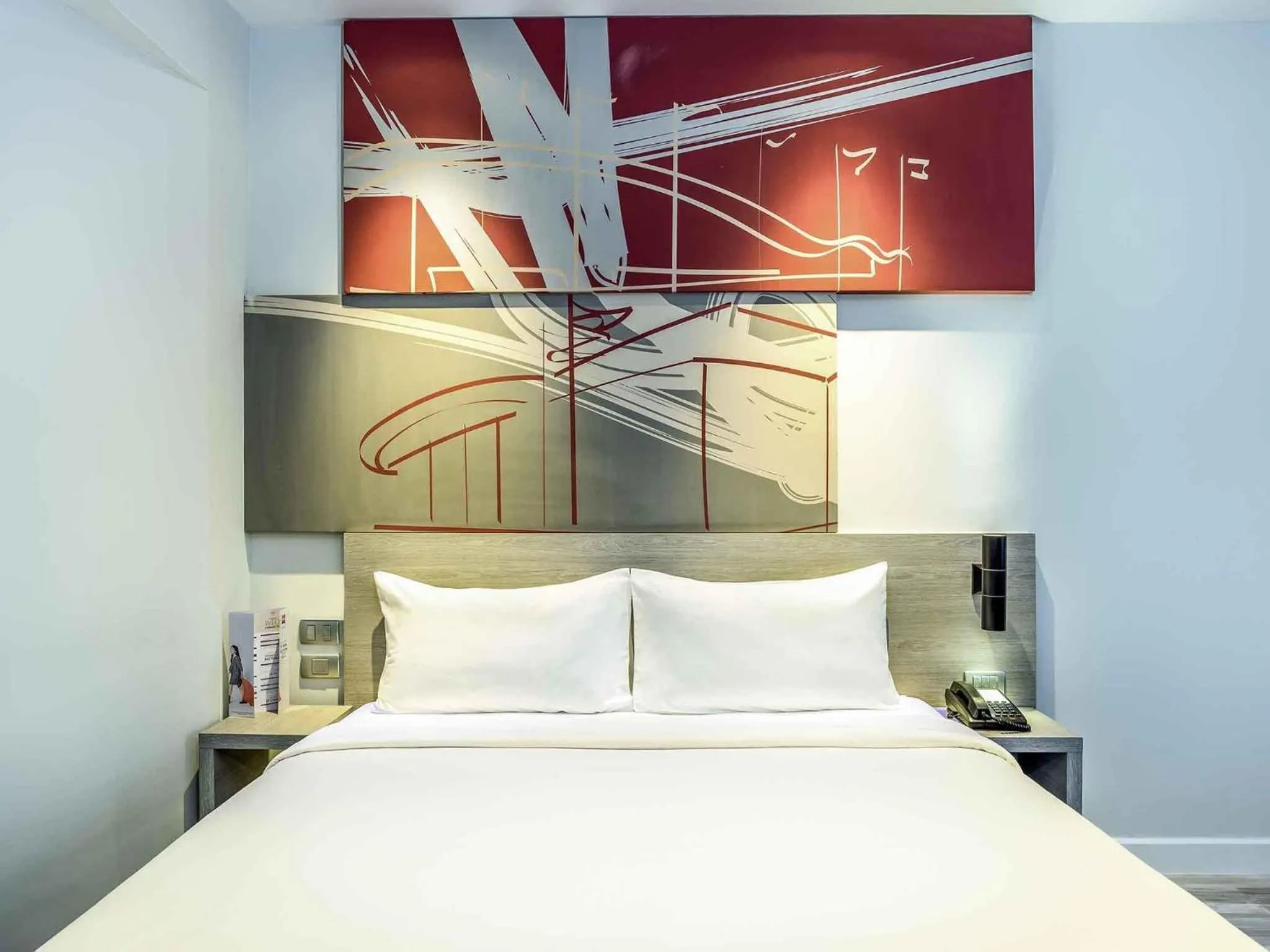 Bedroom, Bed in ibis Bangkok IMPACT