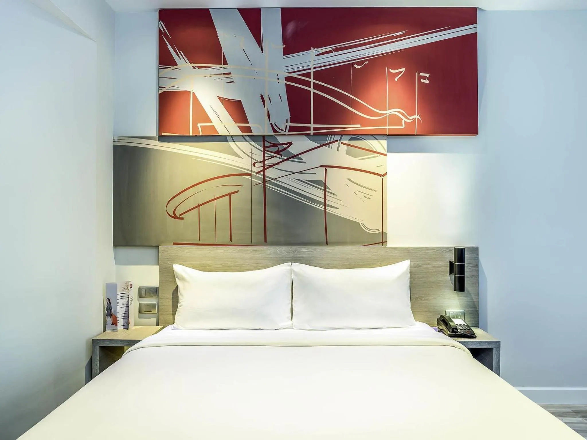 Bedroom, Bed in ibis Bangkok IMPACT