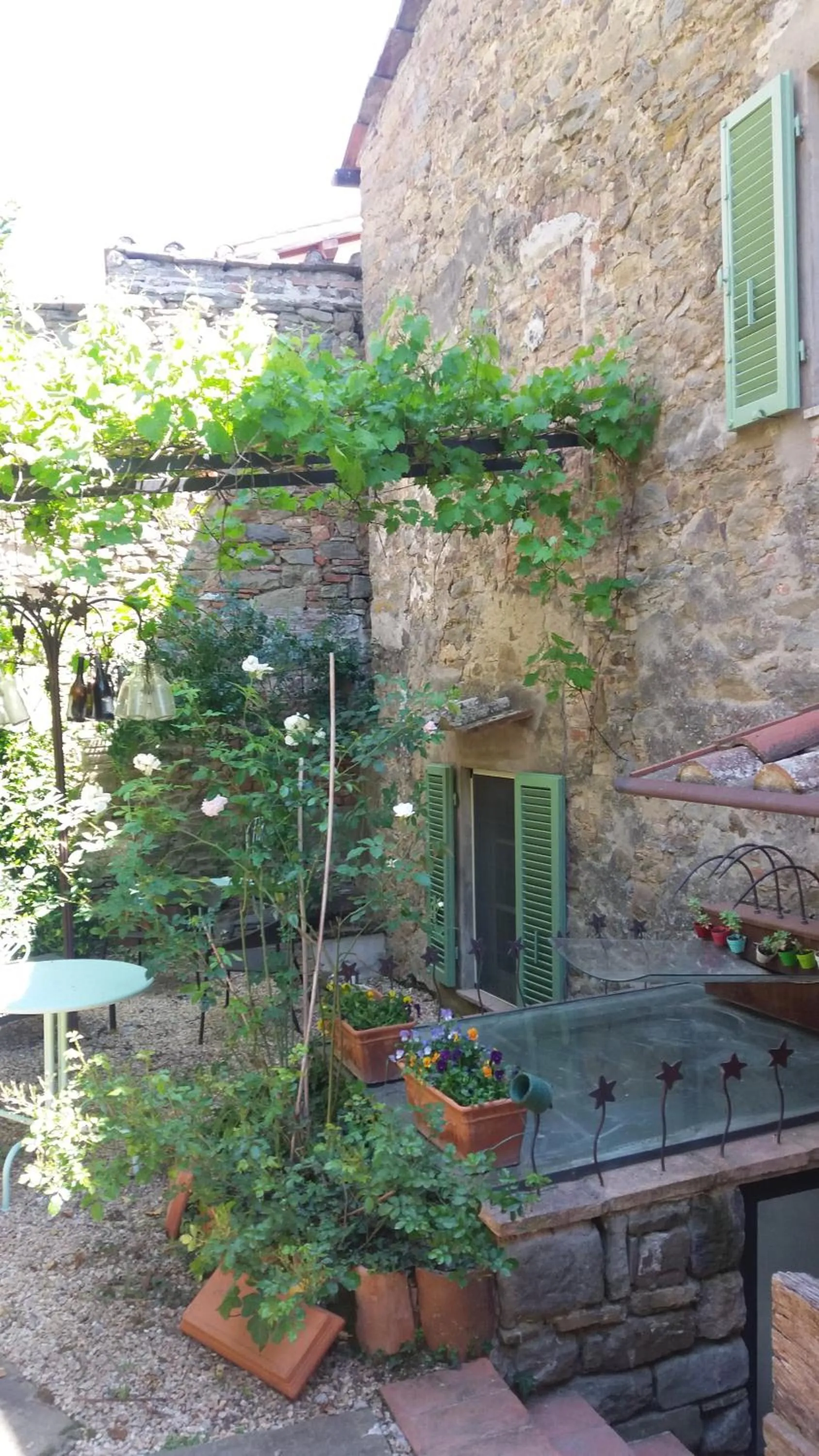 Garden view in Locanda pane e vino