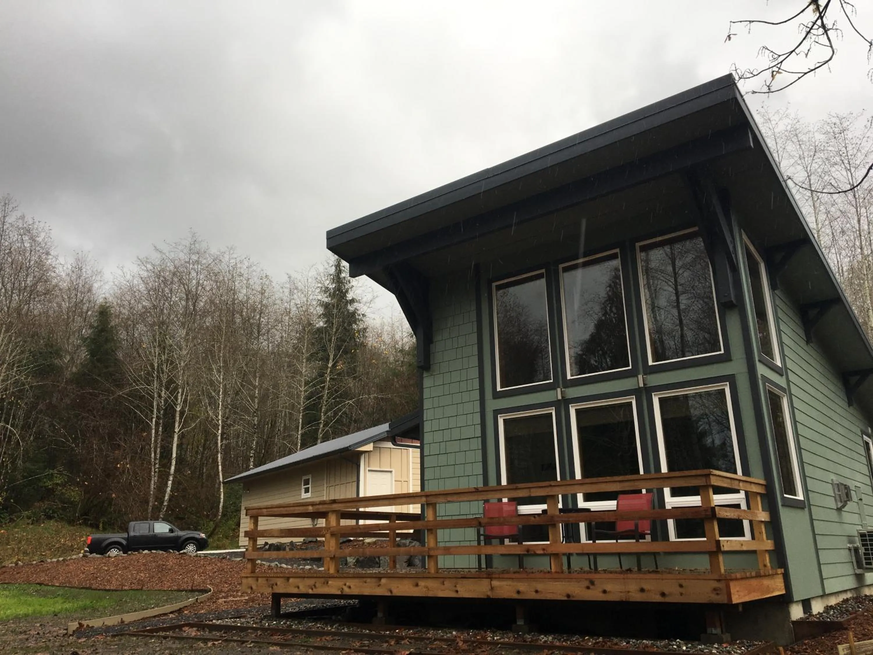 Facade/entrance in Hoh Valley Cabins