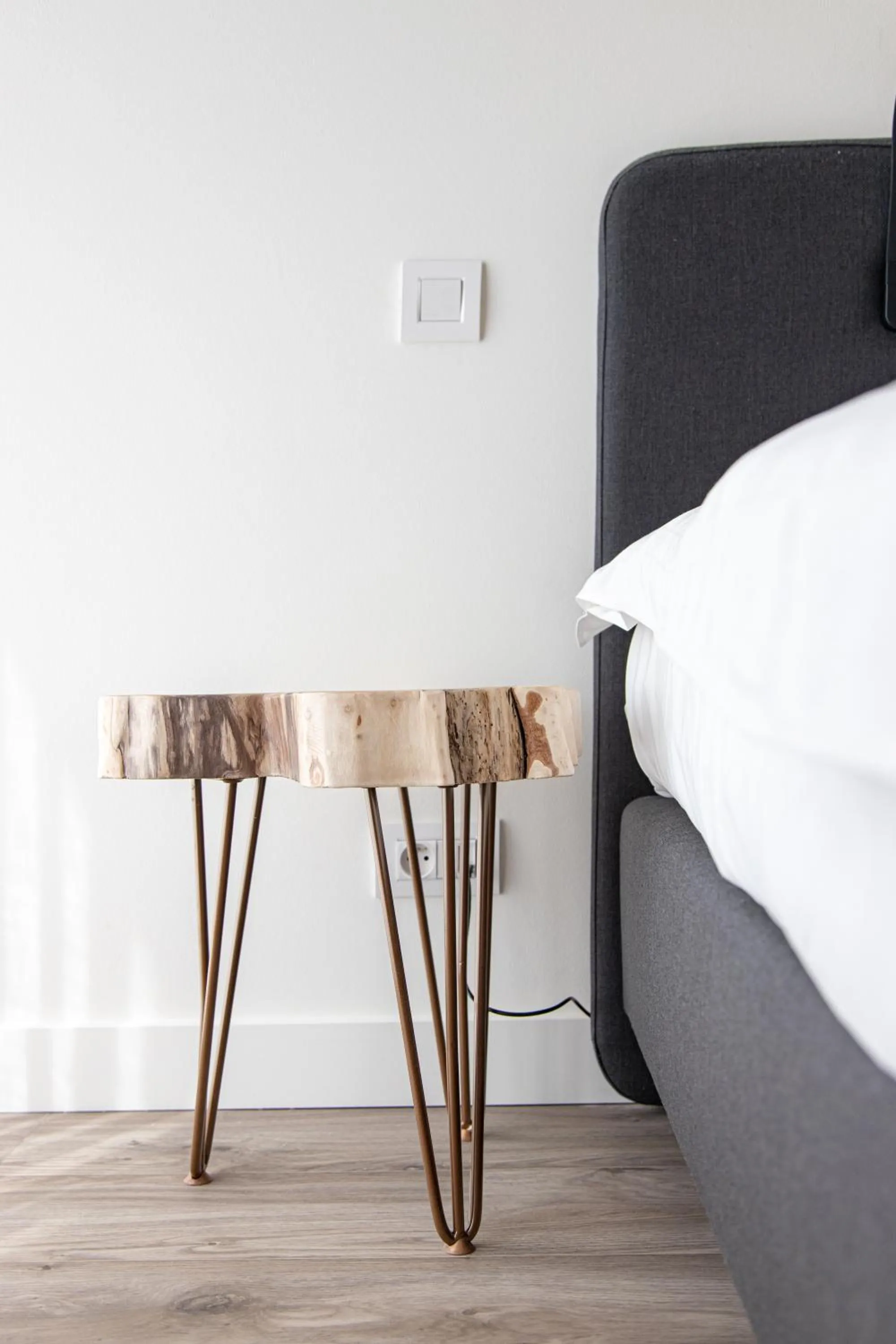 Decorative detail, Bed in Hotel Bell-X Kortrijk-Wevelgem