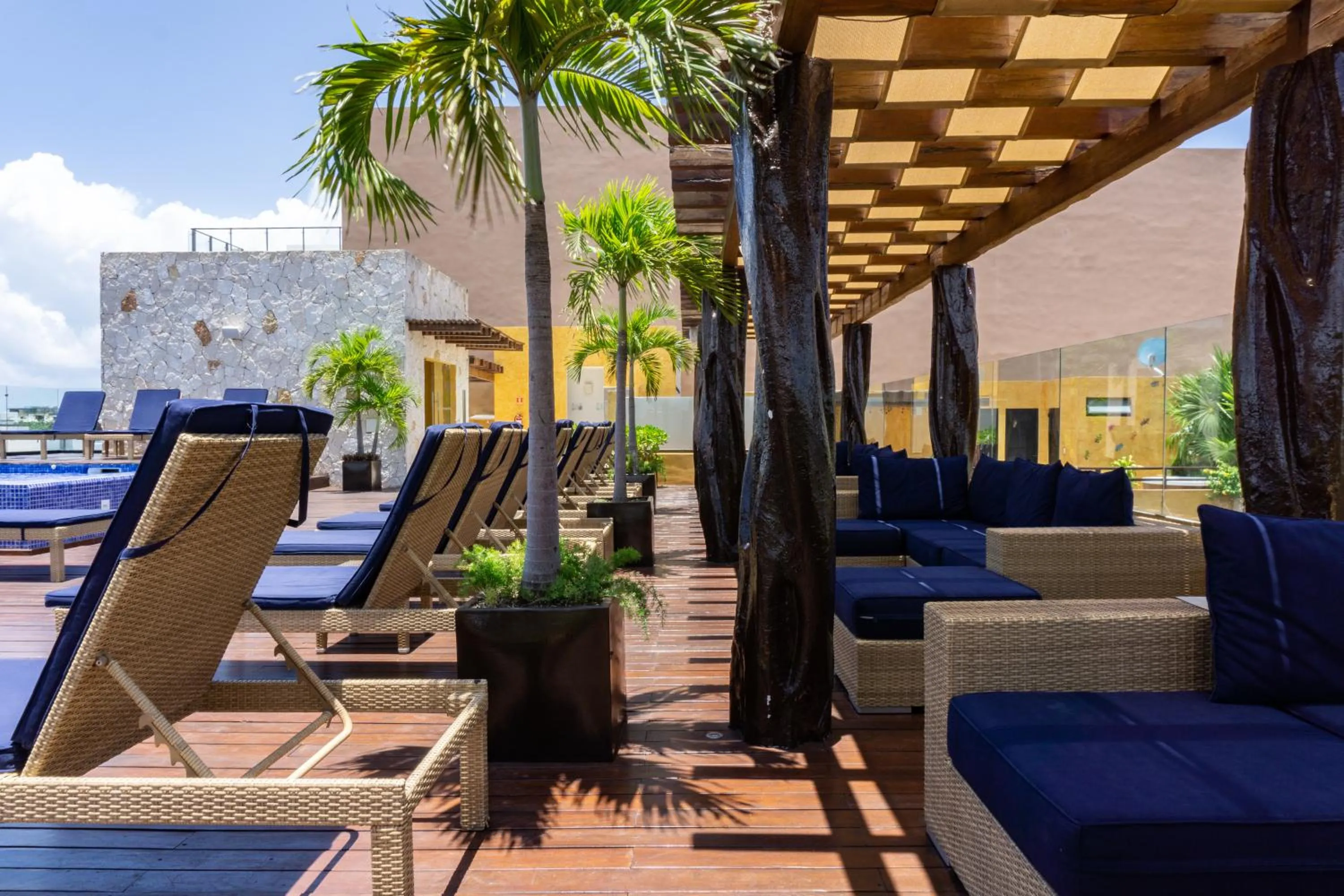 sunbed in Lunada Condo by BVR