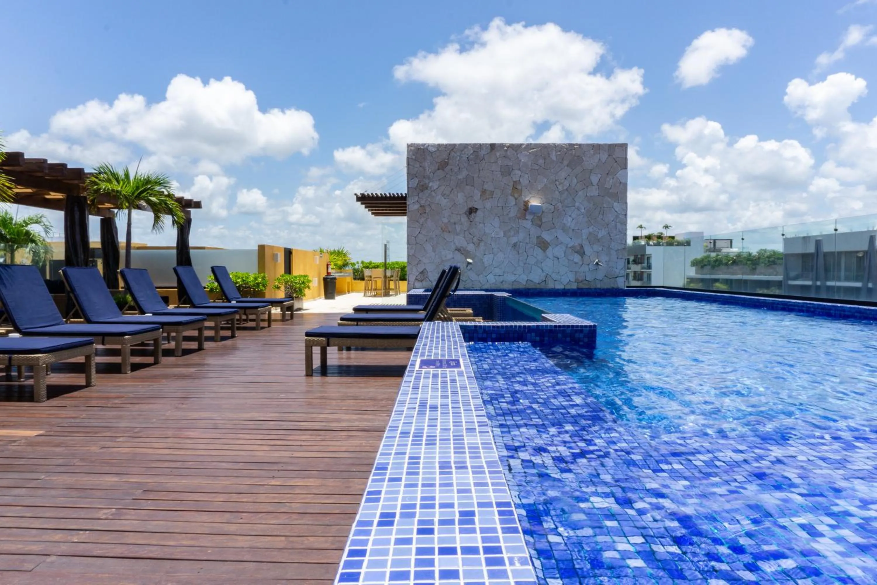 Pool view in Lunada Condo by BVR