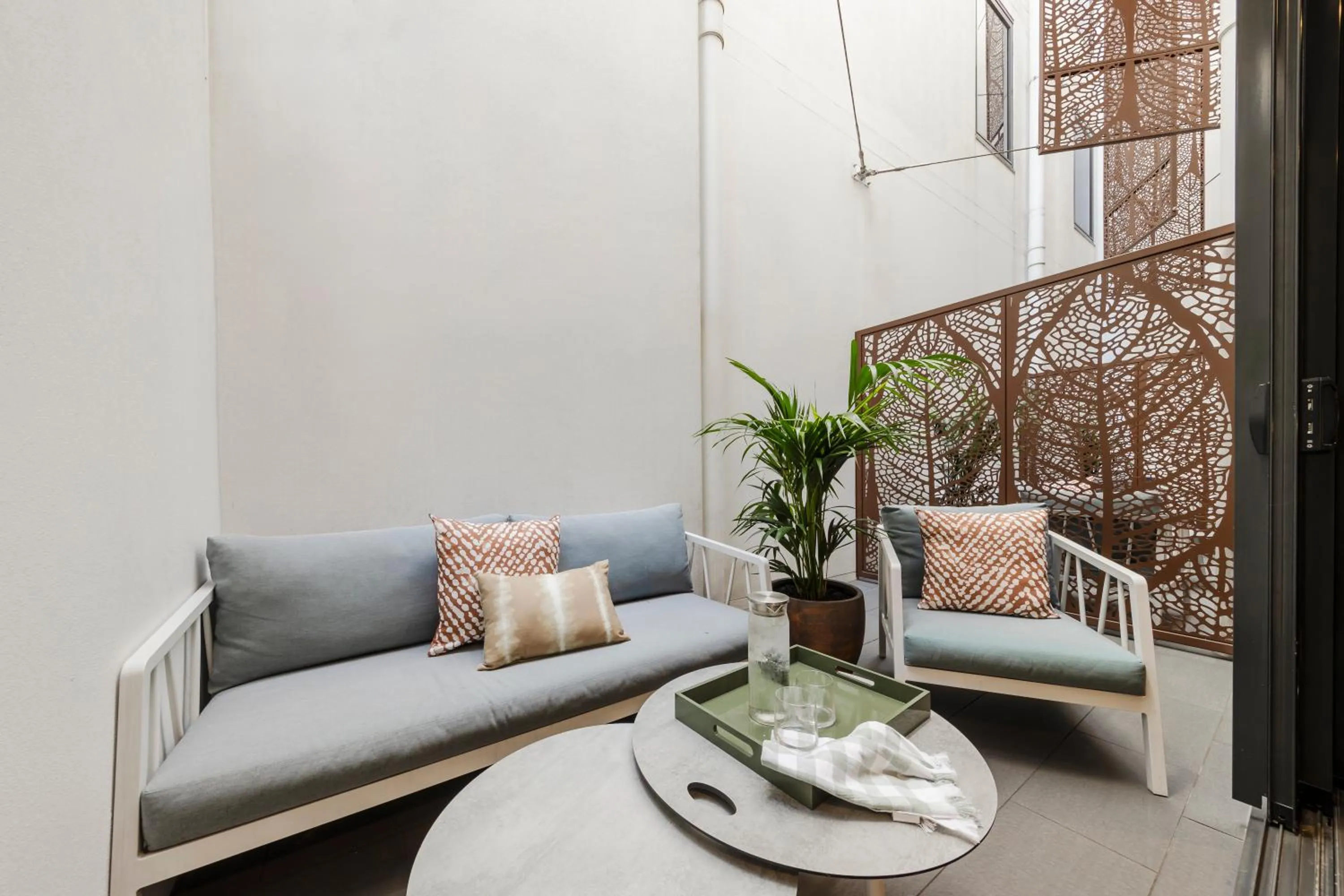 Seating area in Sage Hotel James Street
