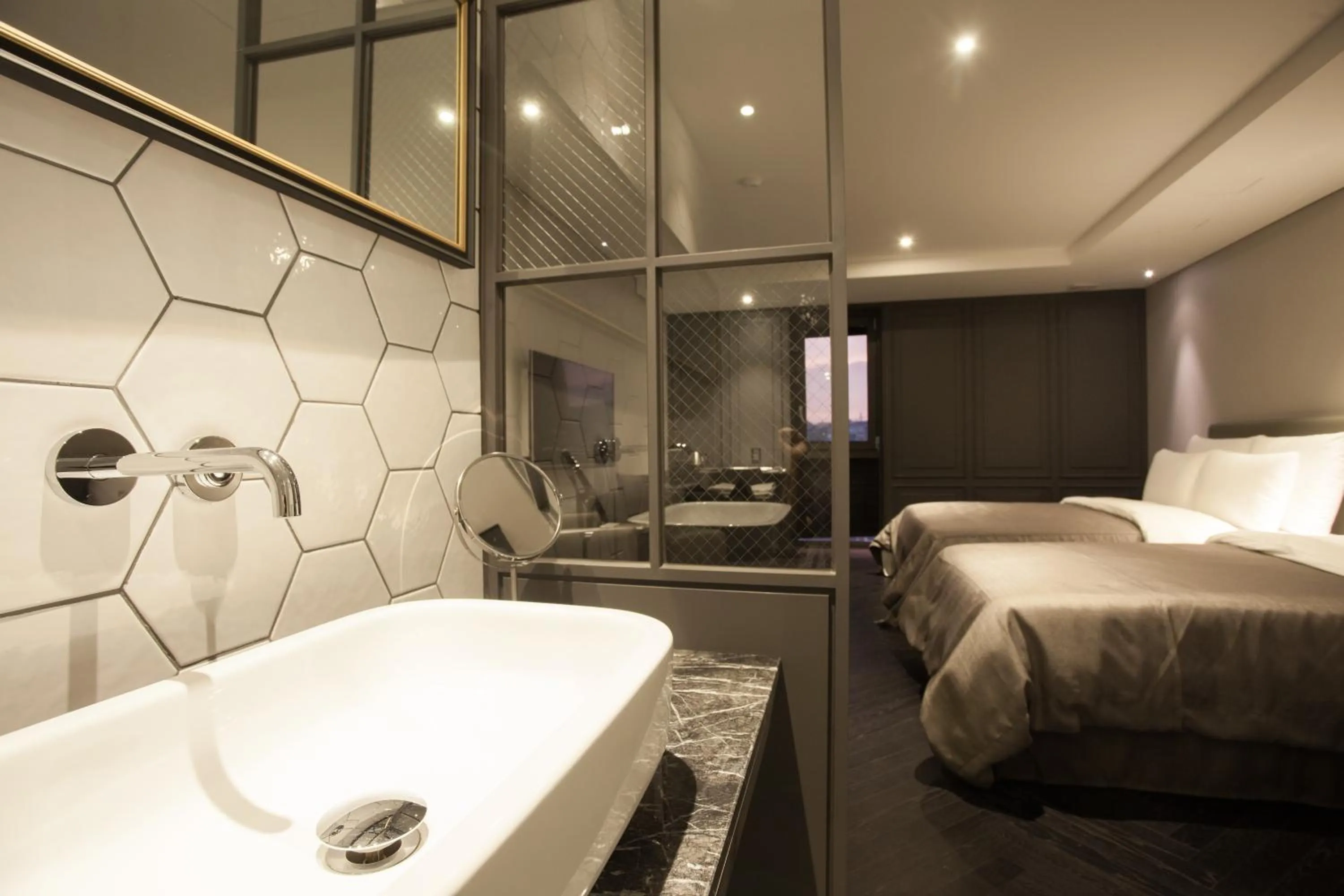 Decorative detail, Bed in Hotel Gaden