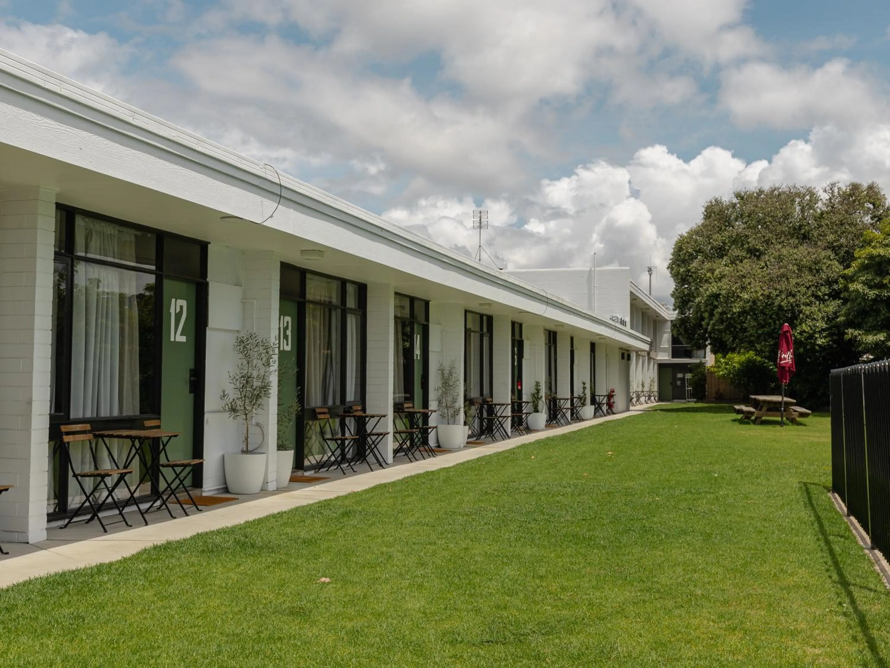 Property building in m hotel