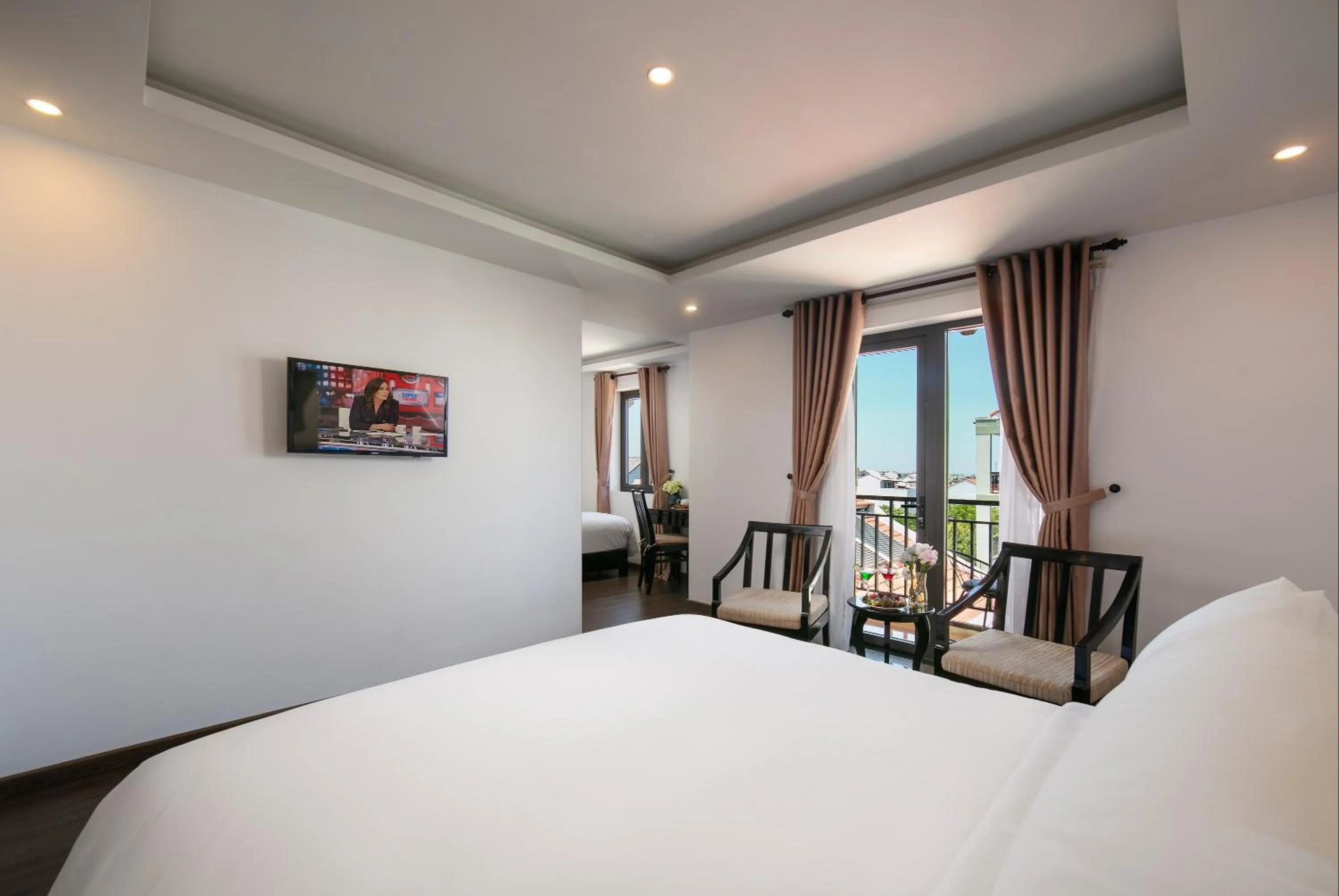 Bed in Hoi An Rose Garden Hotel