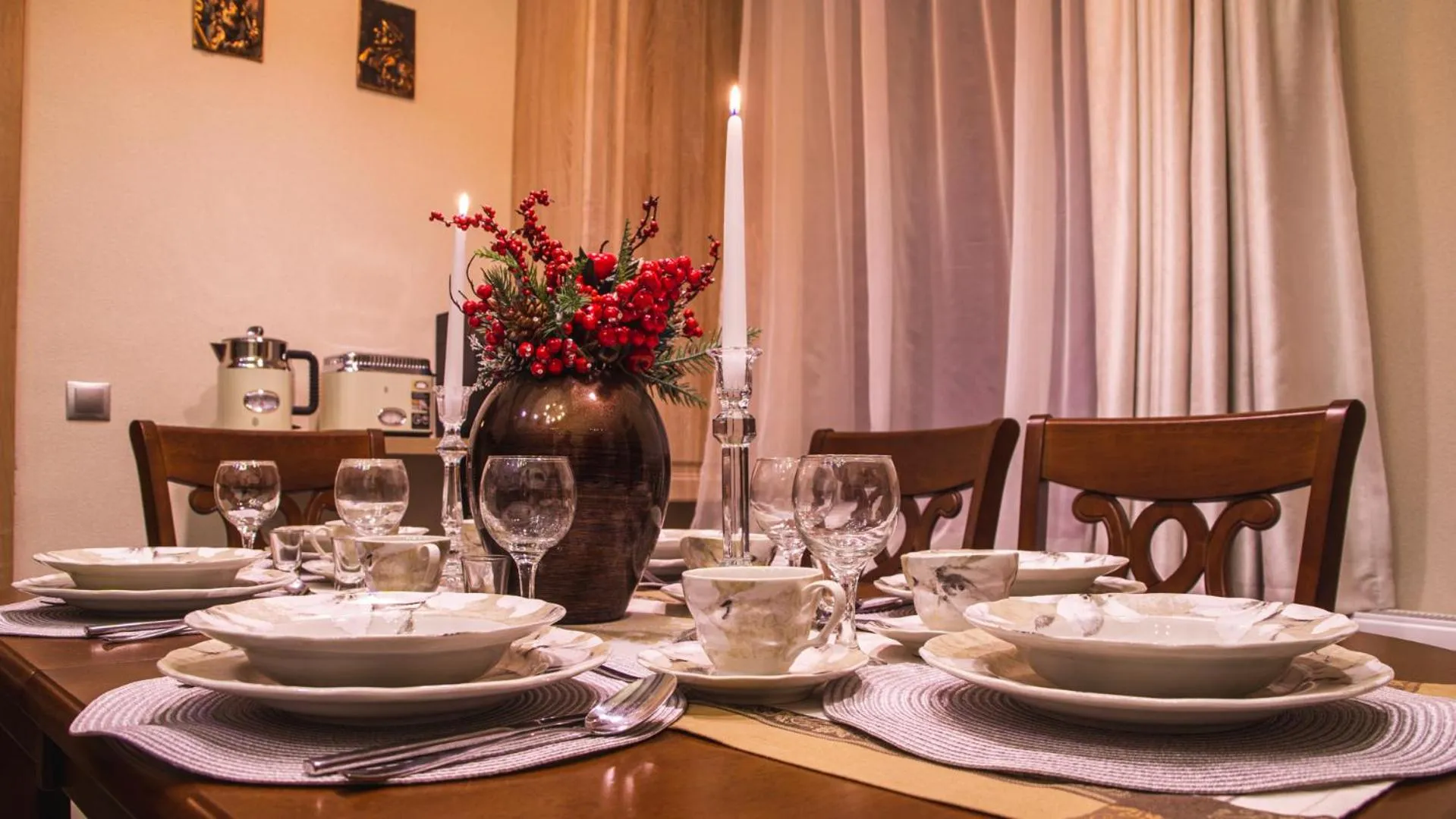 Dining area in Hermannstadt House