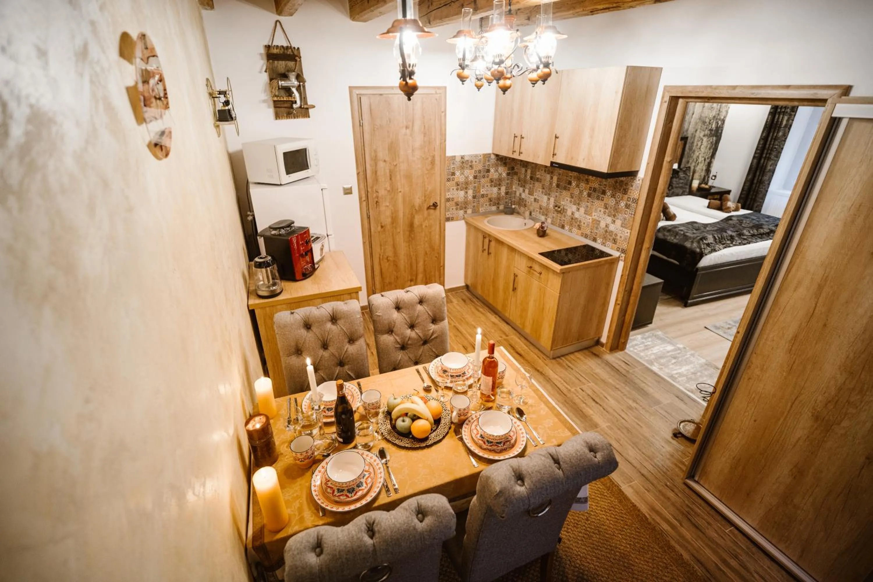 Kitchen or kitchenette in Hermannstadt House