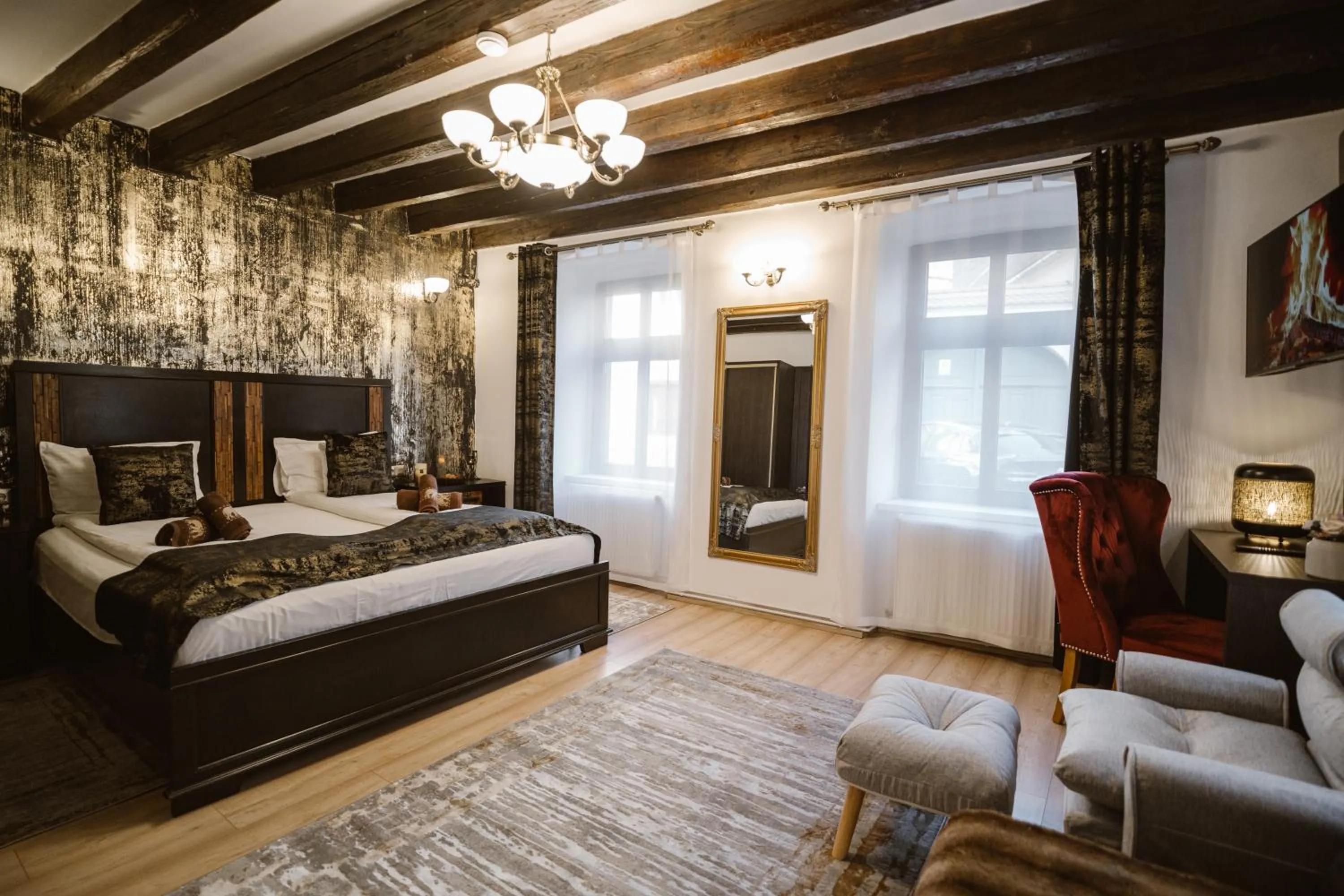 Bed in Hermannstadt House