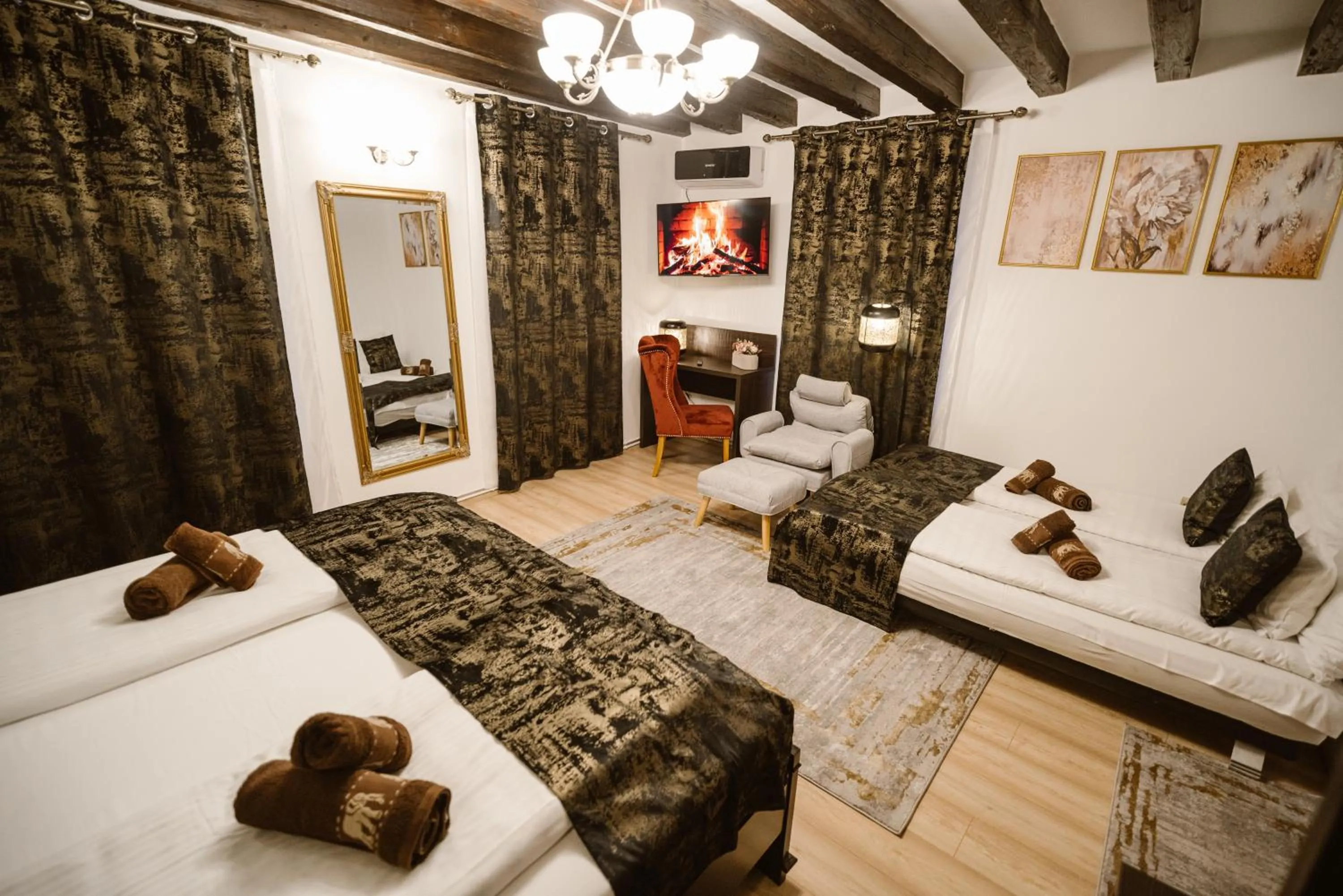 Bed in Hermannstadt House