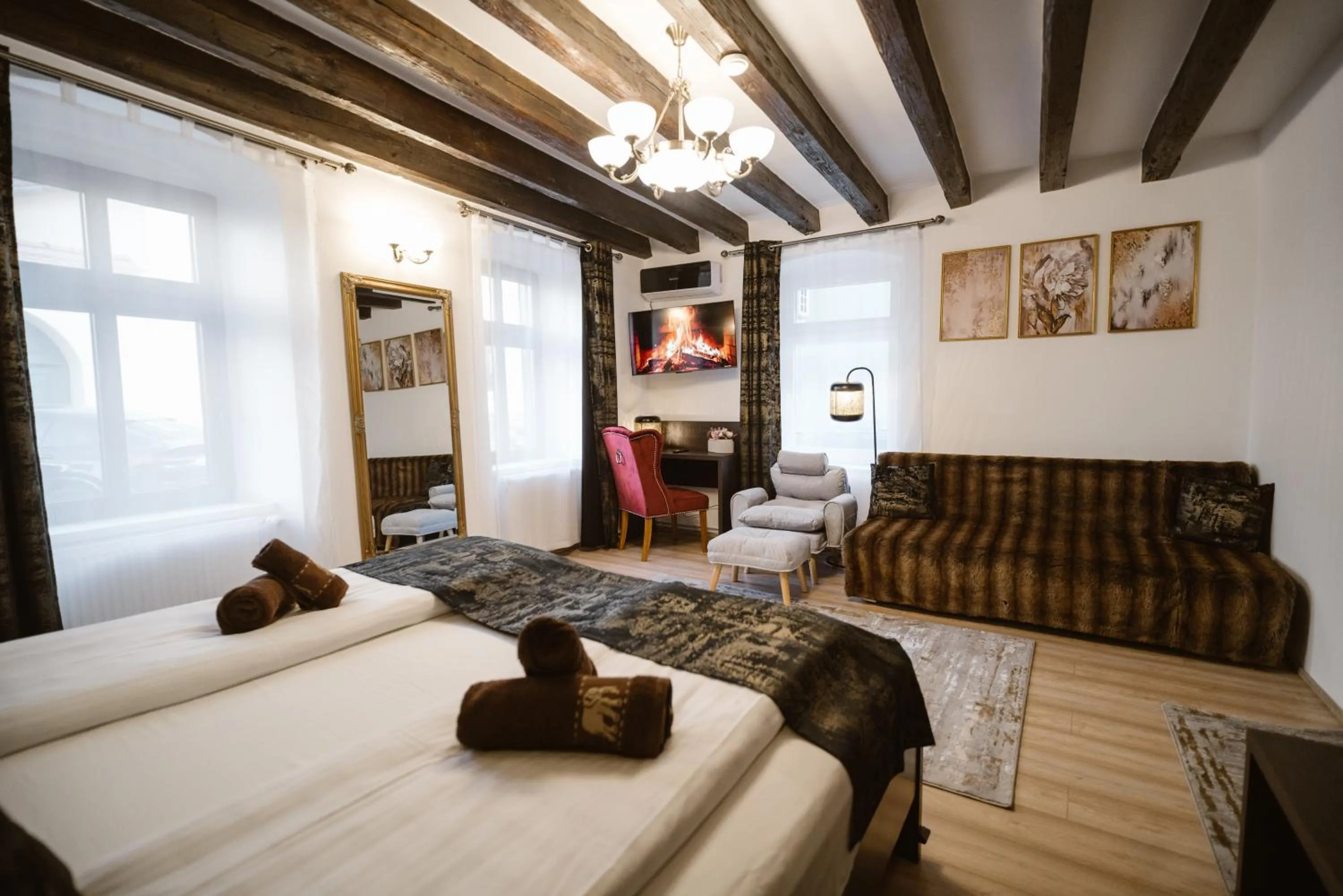 Bed in Hermannstadt House