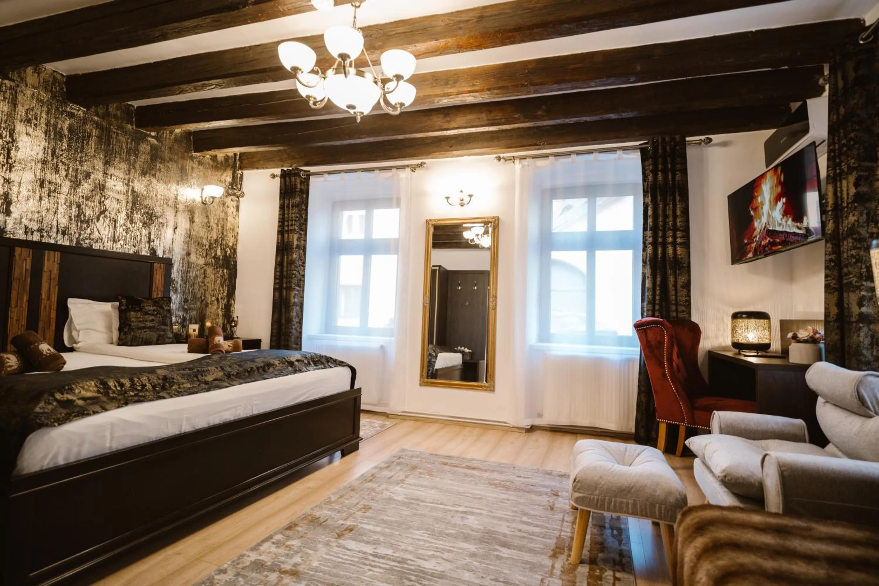 Bed in Hermannstadt House