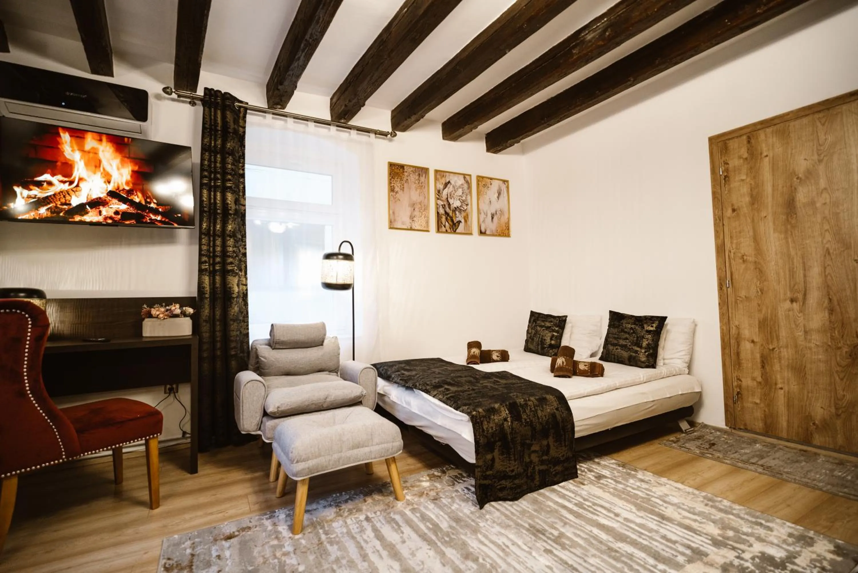 Bed in Hermannstadt House