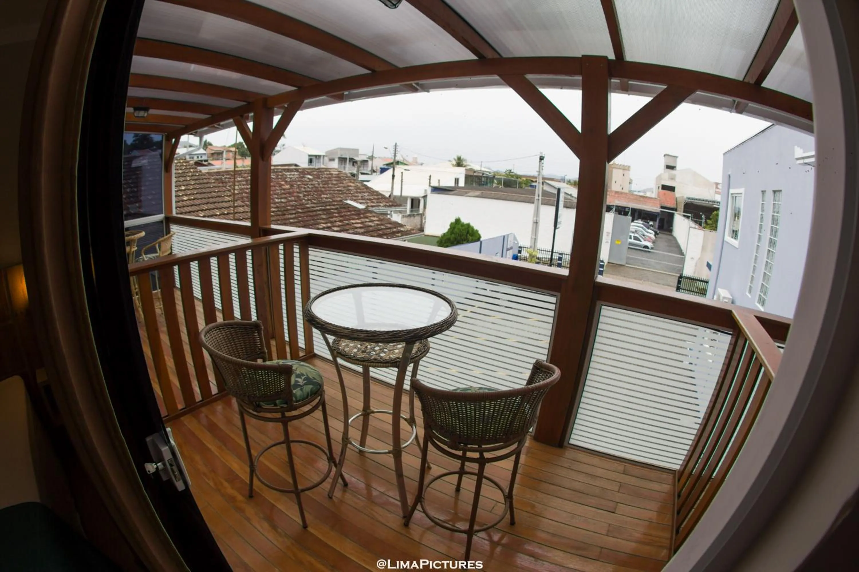 Balcony/Terrace in Pousada Villarejo Armação