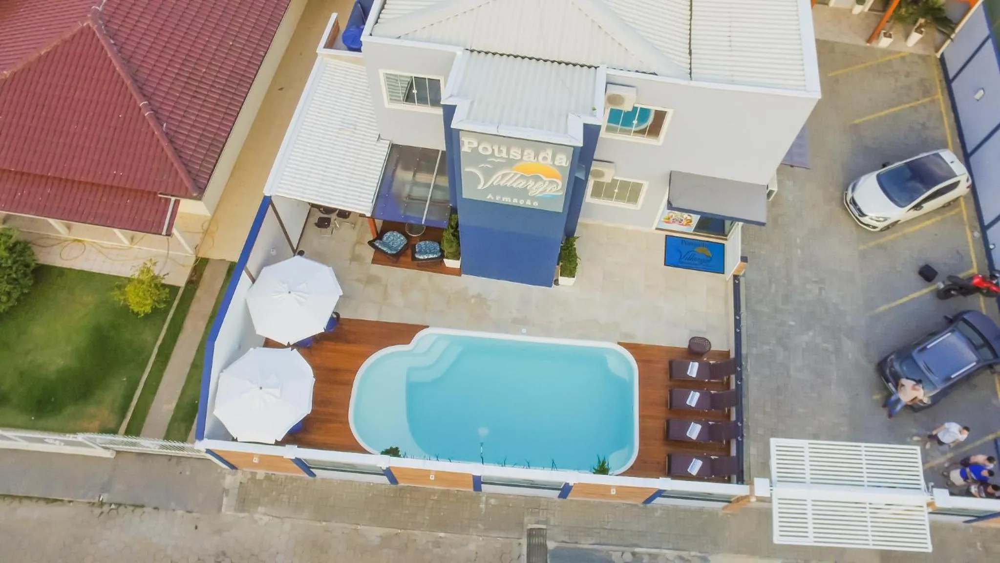 Bird's eye view in Pousada Villarejo Armação