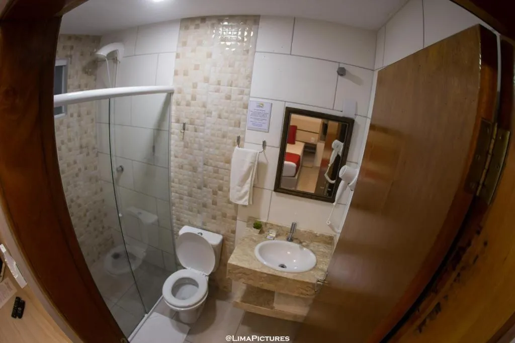 Bathroom in Pousada Villarejo Armação