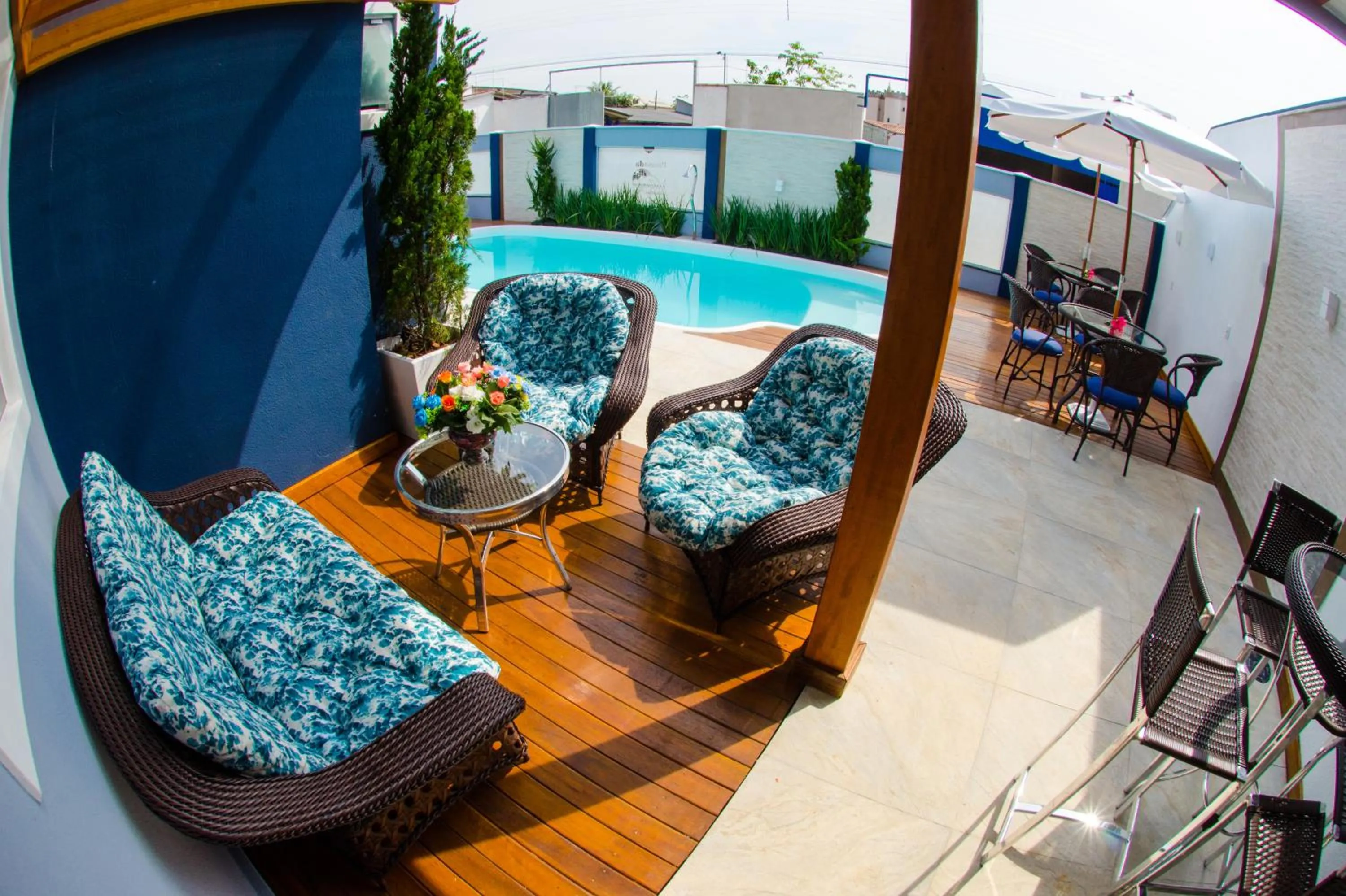 Patio in Pousada Villarejo Armação