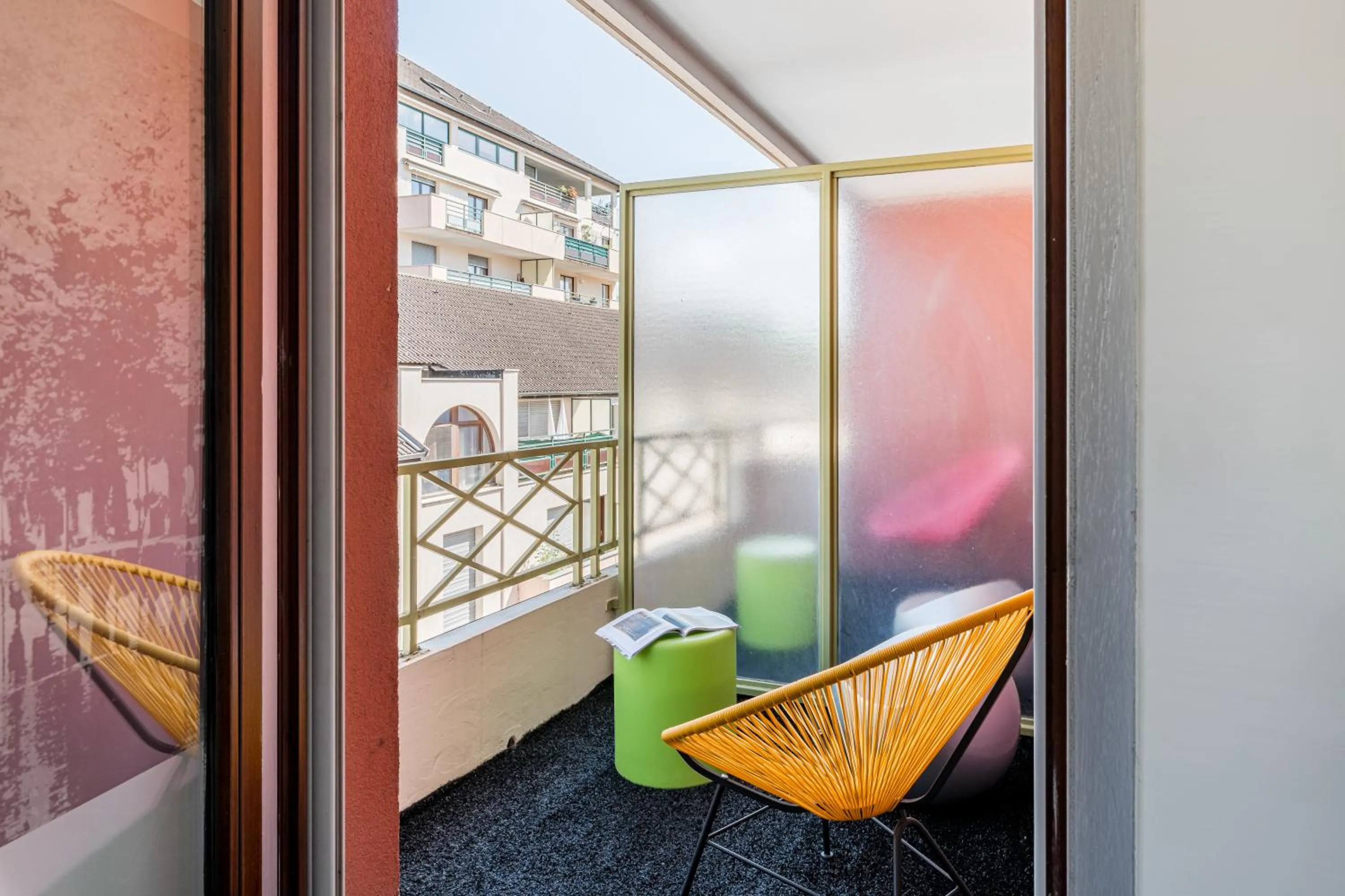 Balcony/Terrace in ibis Styles Annecy Centre Gare