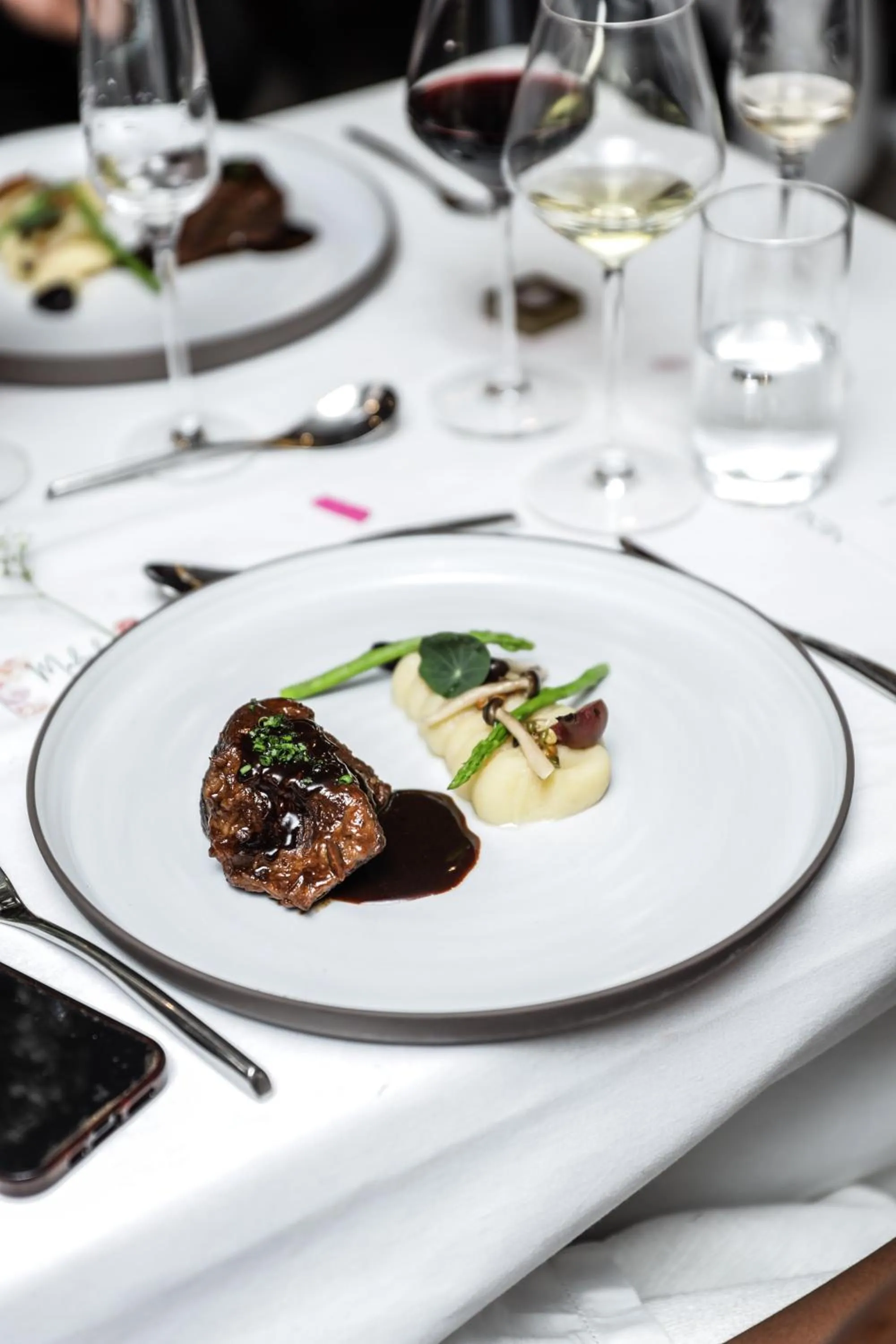 Food in Q's Boutique Stay