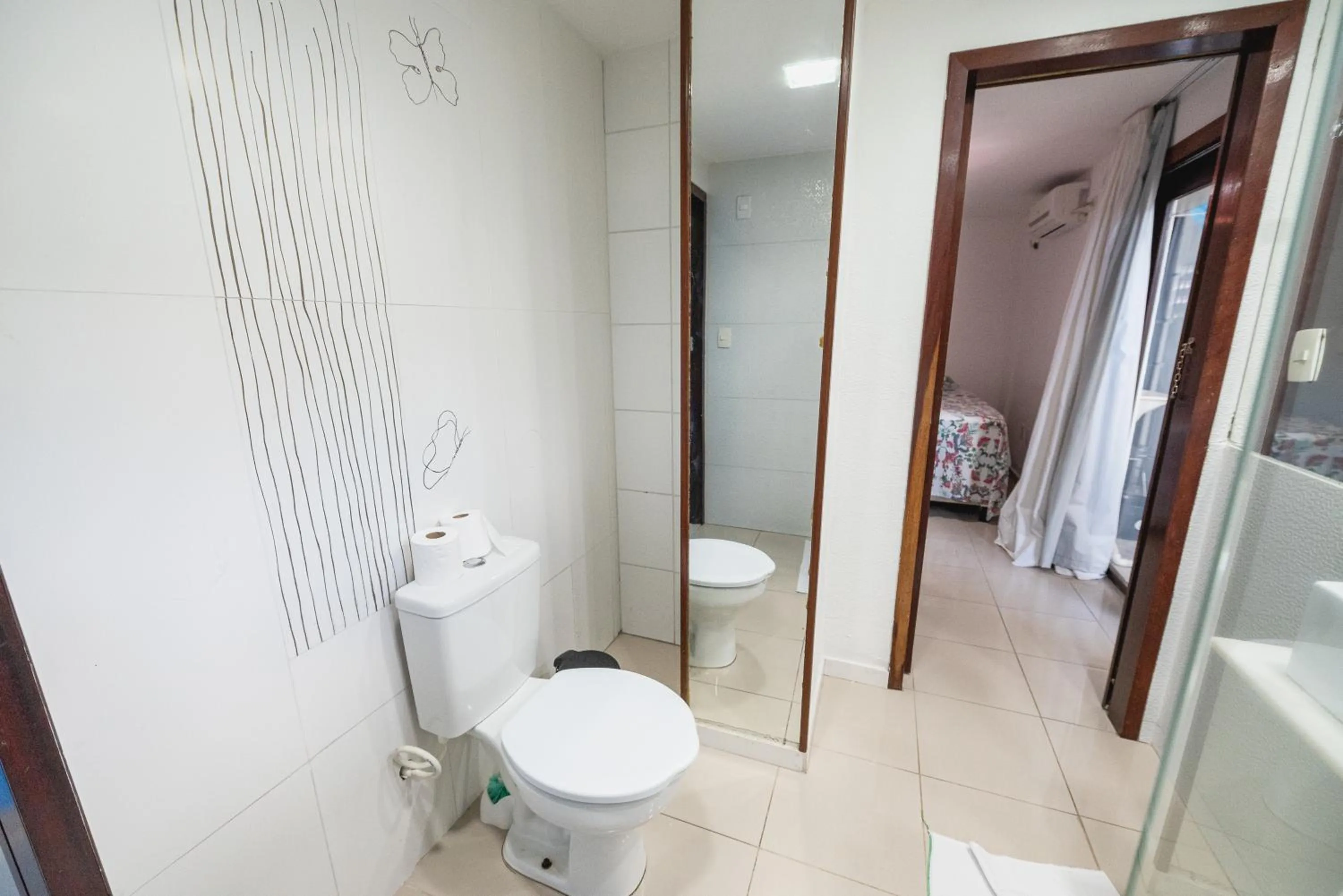 Bathroom in Apartamentos Natal Ponta Negra Vista Espetacular para o Mar