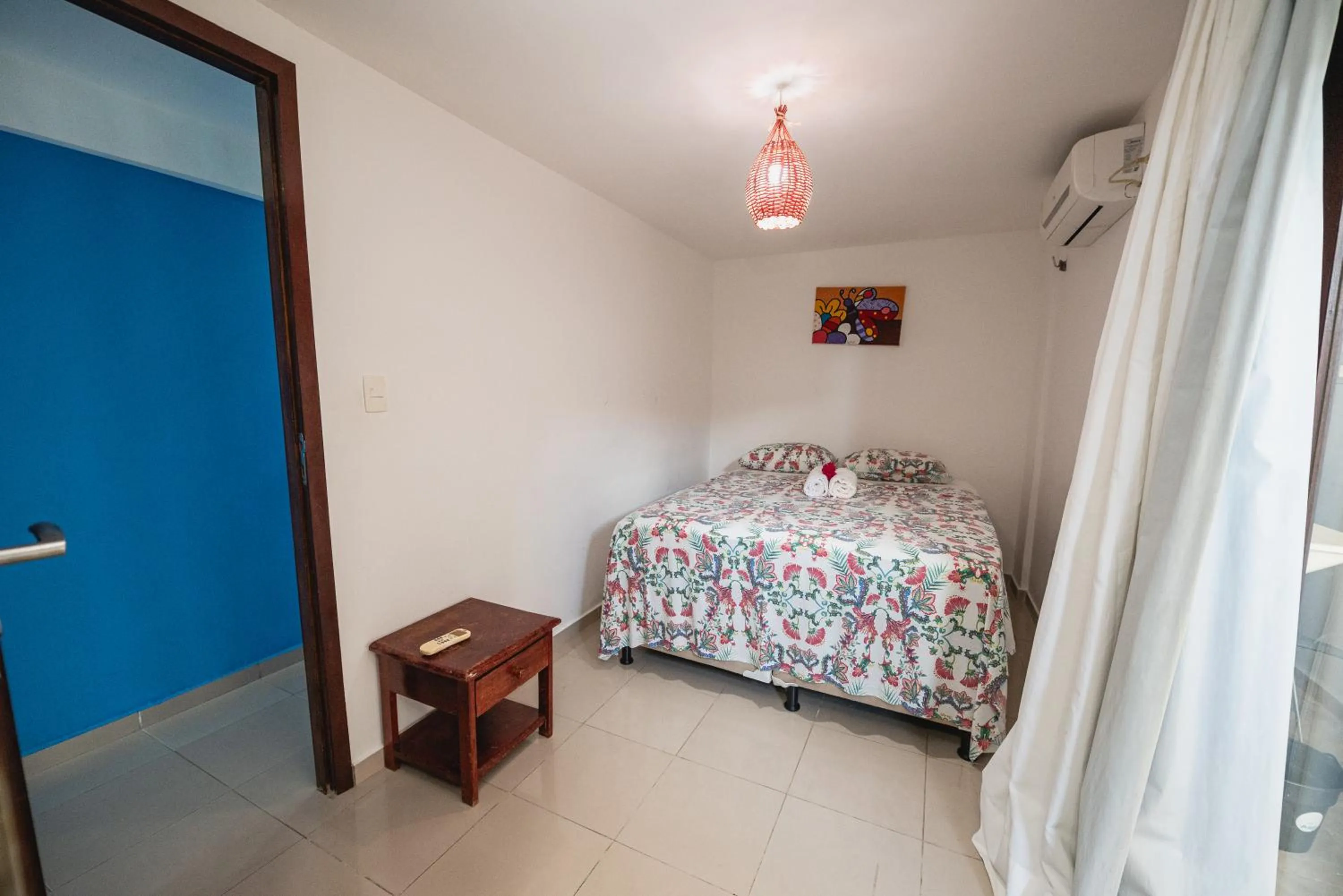 Bed in Apartamentos Natal Ponta Negra Vista Espetacular para o Mar