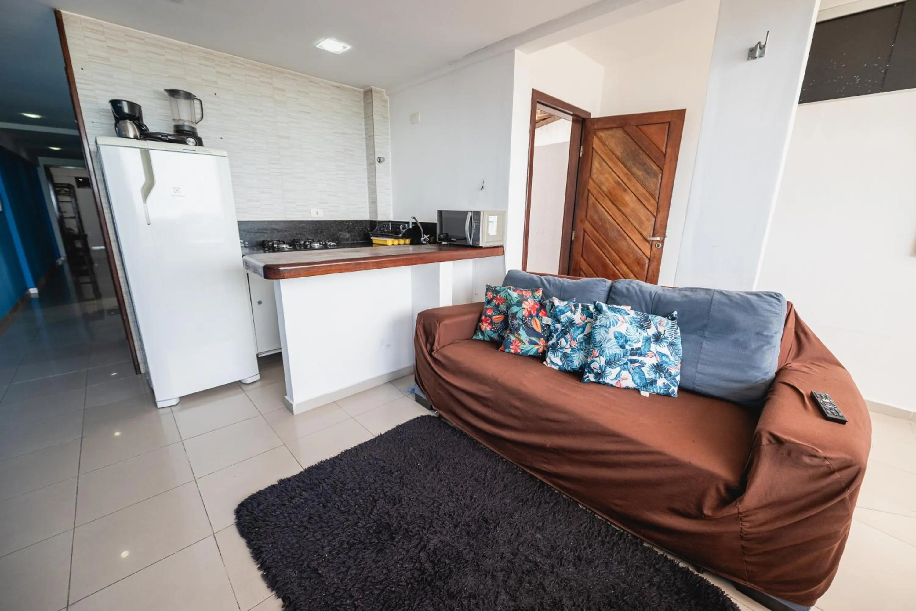 Kitchen or kitchenette in Apartamentos Natal Ponta Negra Vista Espetacular para o Mar