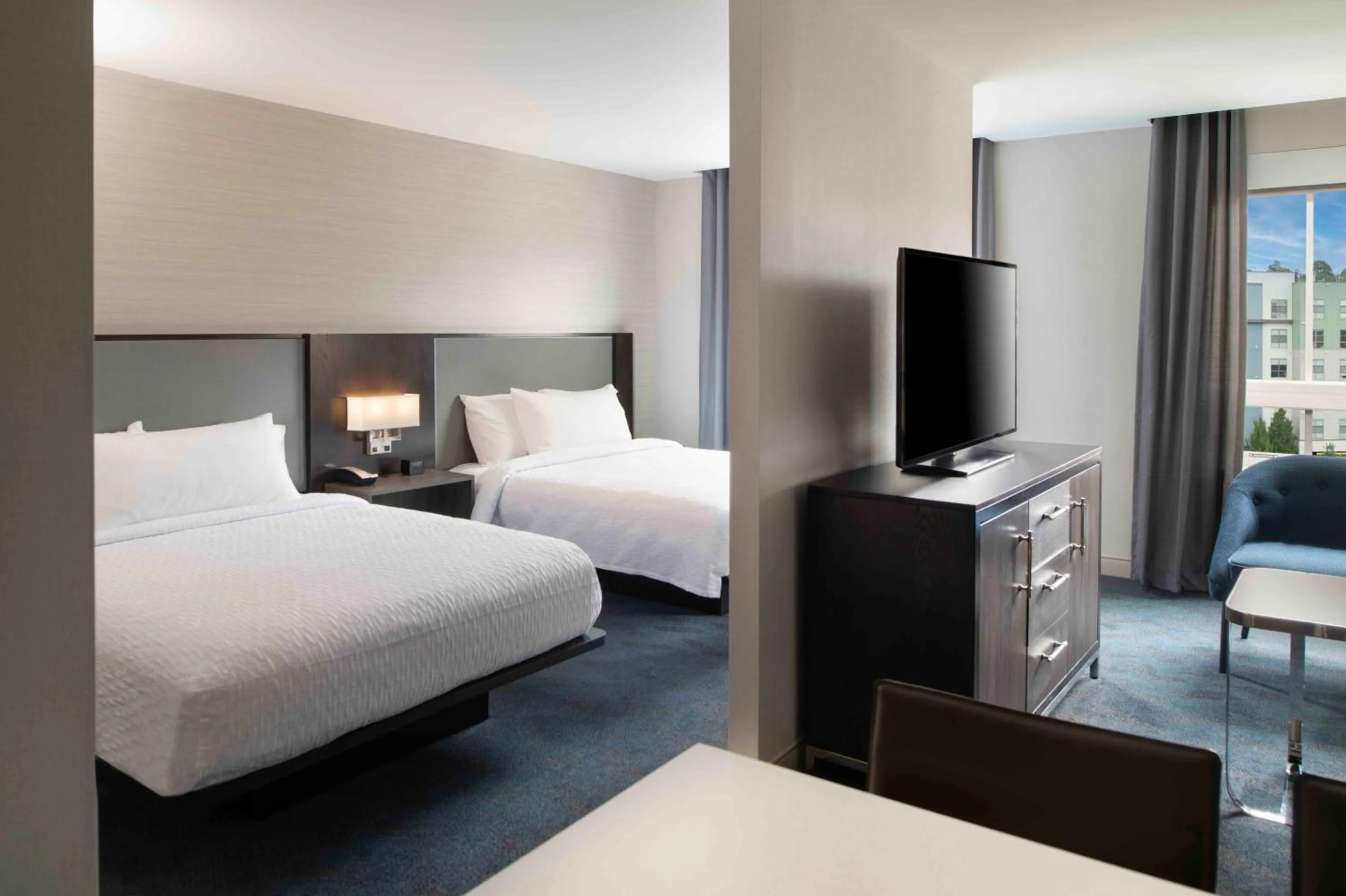 Bedroom, Bed in Homewood Suites By Hilton Boston Logan Airport Chelsea