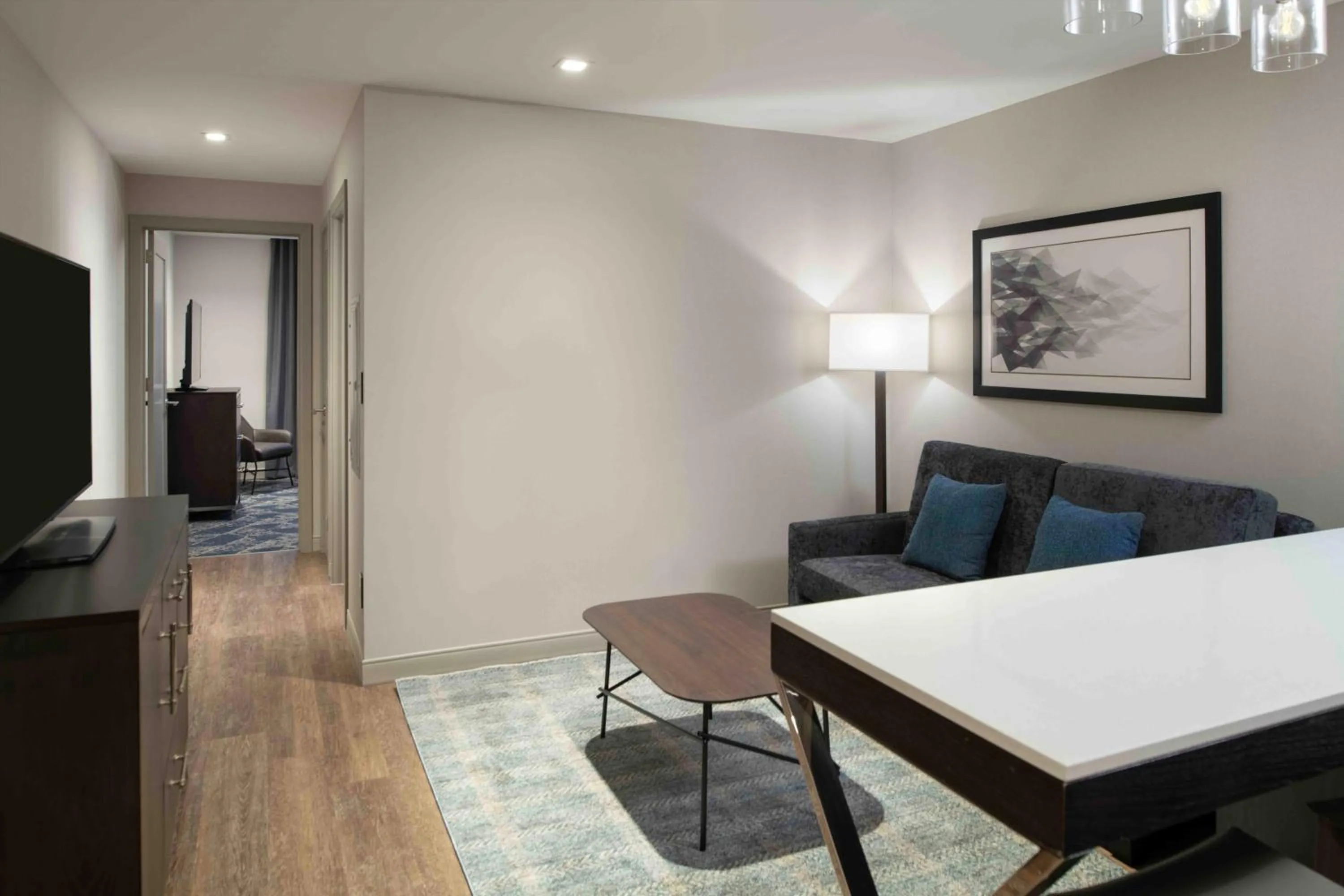 Living room in Homewood Suites By Hilton Boston Logan Airport Chelsea