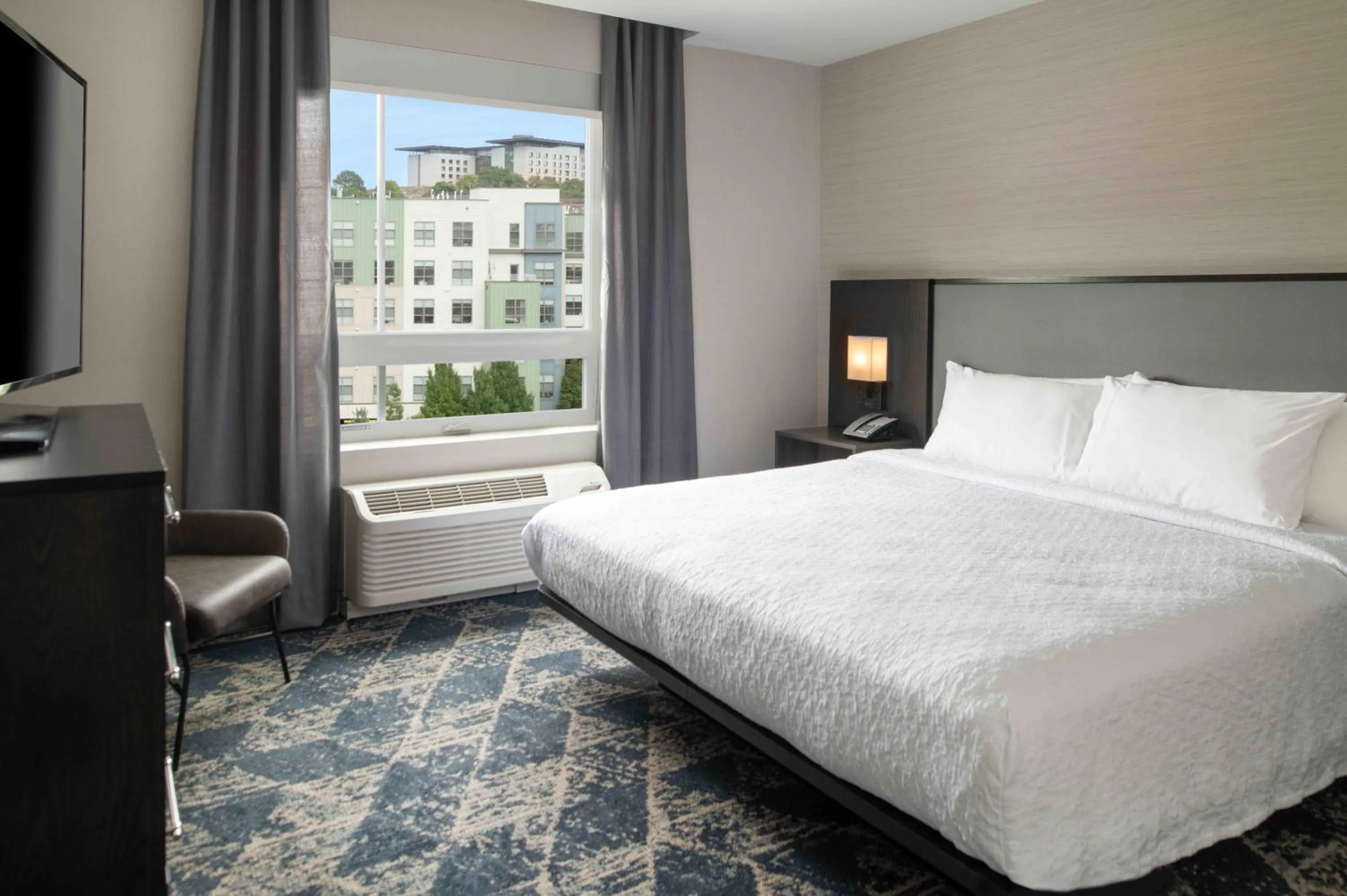 Bedroom, Bed in Homewood Suites By Hilton Boston Logan Airport Chelsea