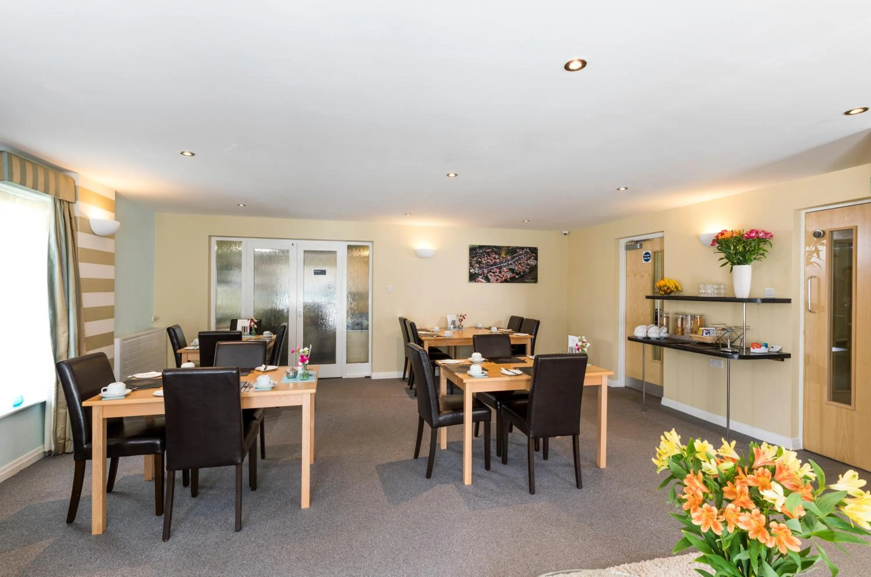 Dining area in Abbeyfield Lodge