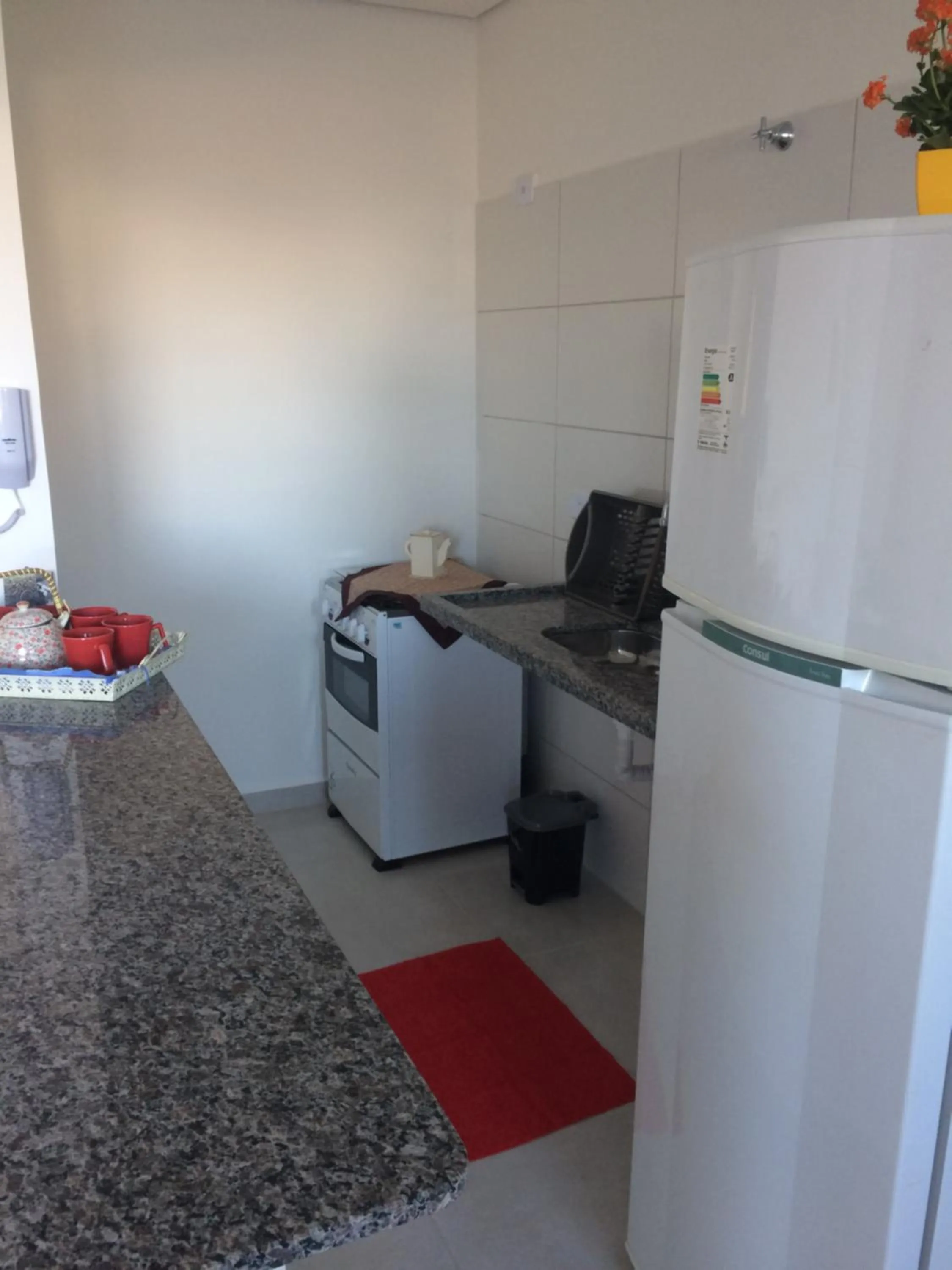 Communal kitchen in Apartamentos Gratitude