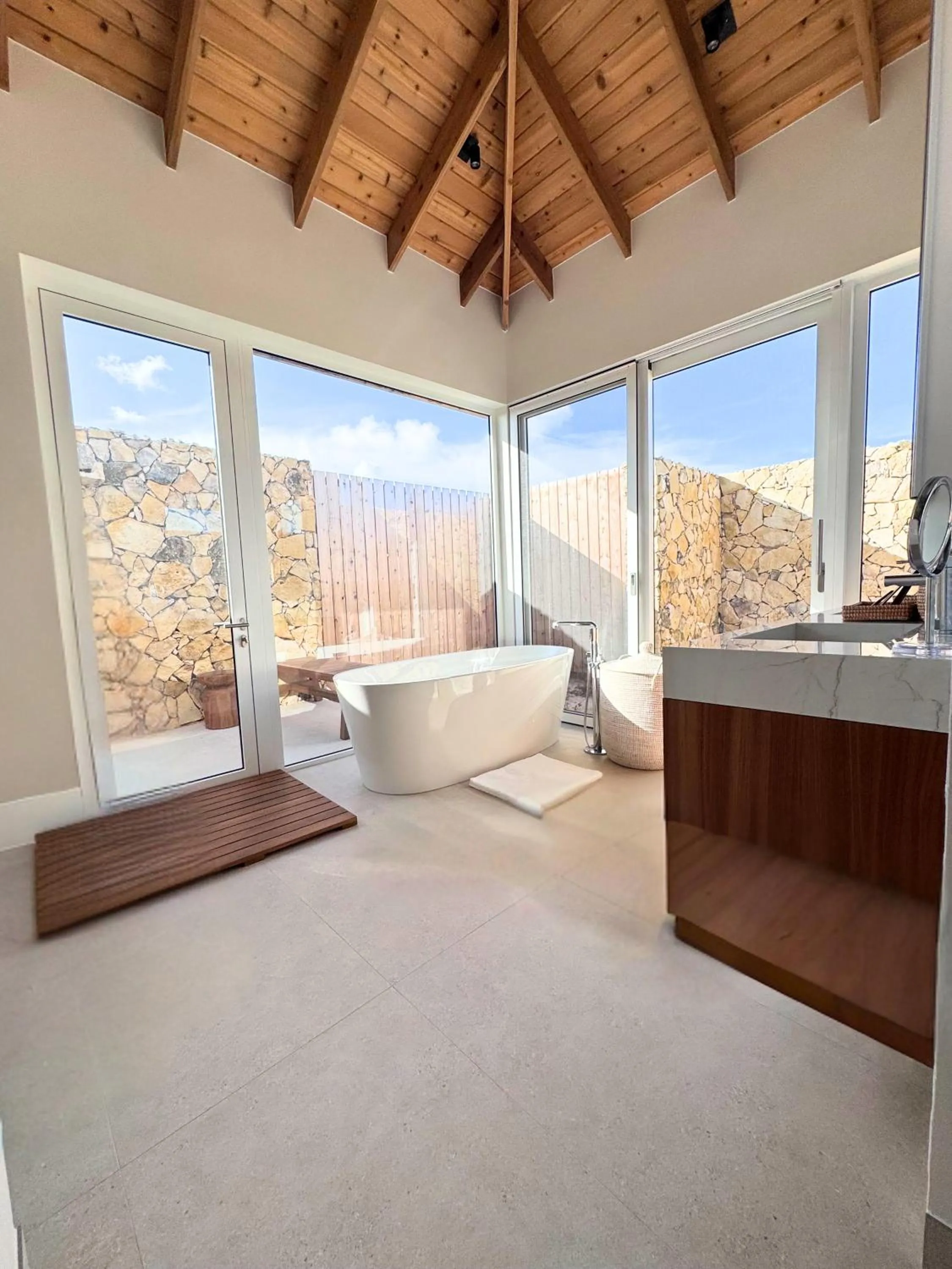 Bathroom in Sailrock South Caicos, Small Luxury Hotels of the World